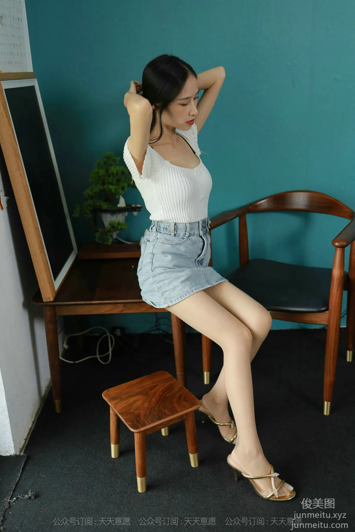 [IESS] 2021.09.26 Silk Enjoyer 930: Mei Zi, Fresh Jeans [90P] photo 45