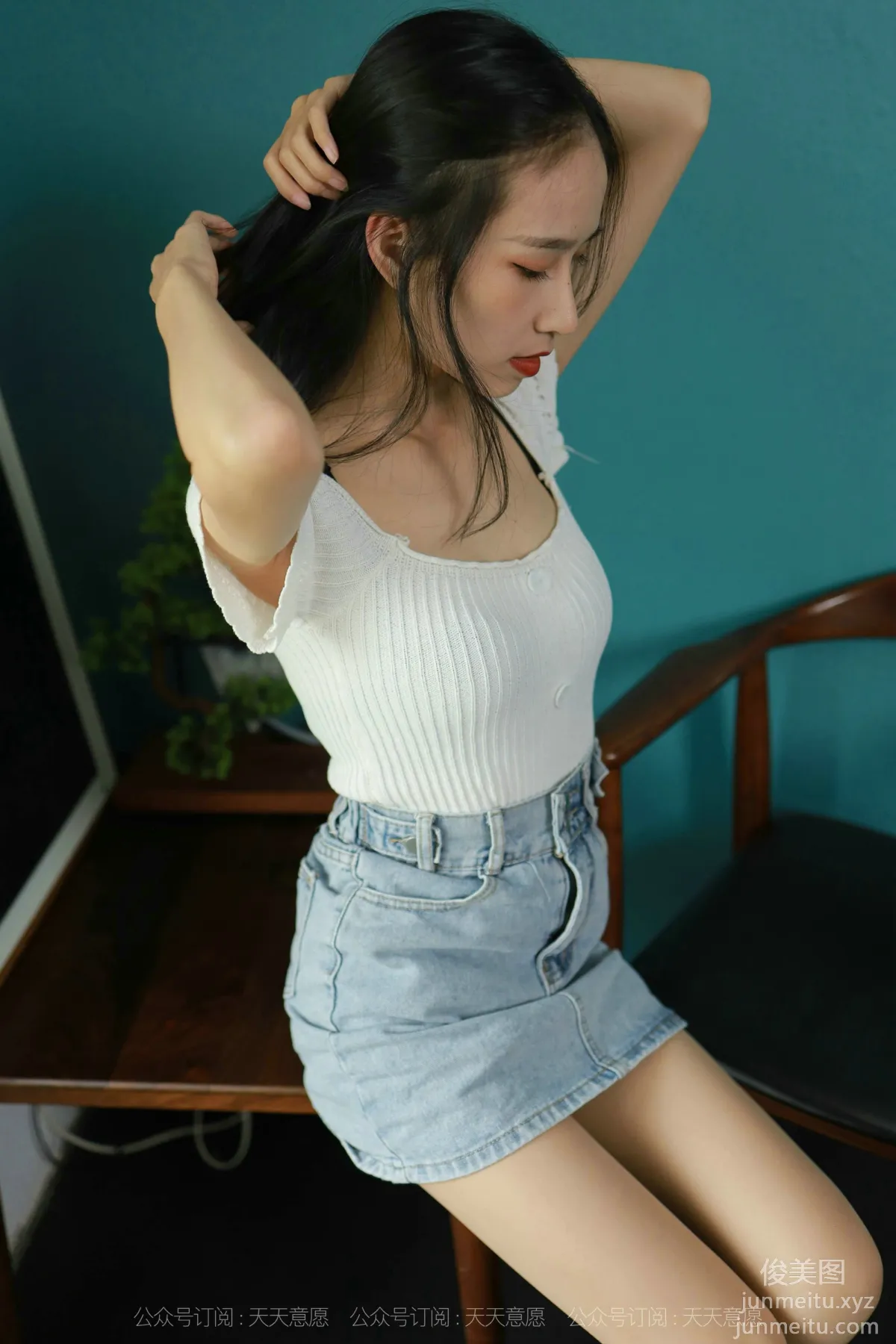 [IESS] 2021.09.26 Silk Enjoyer 930: Mei Zi, Fresh Jeans [90P] photo 46
