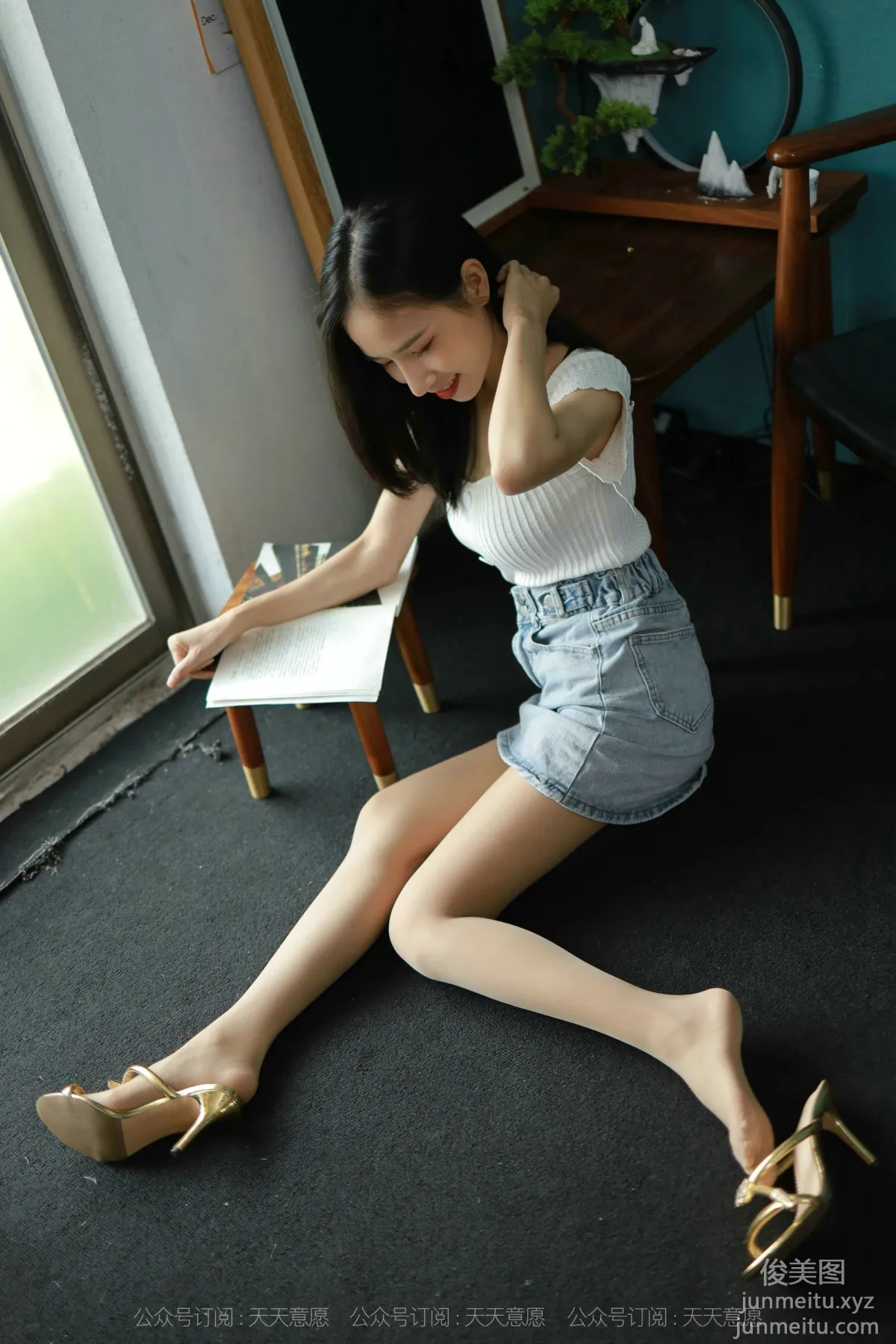 [IESS] 2021.09.26 Silk Enjoyer 930: Mei Zi, Fresh Jeans [90P] photo 59