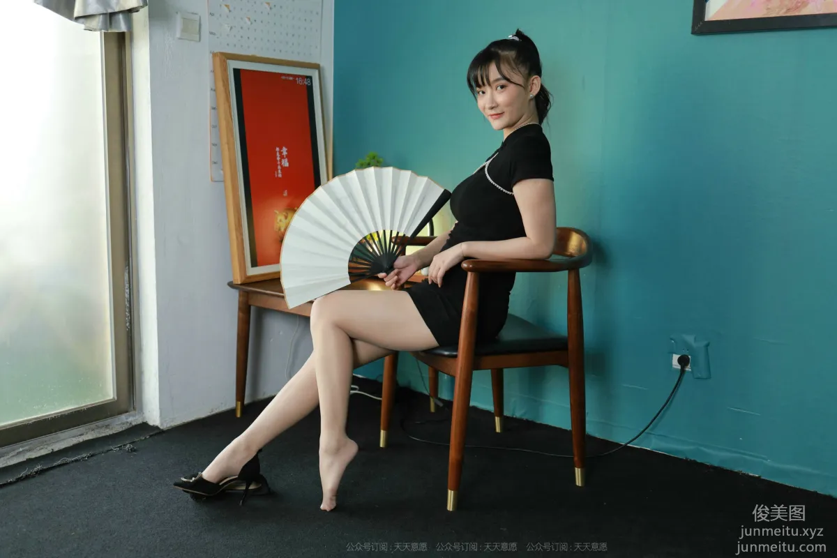 [IESS] 2021.09.28 Silk Enjoyer 932: IESS Qiuqiu, Charming Qipao [90P] photo 15