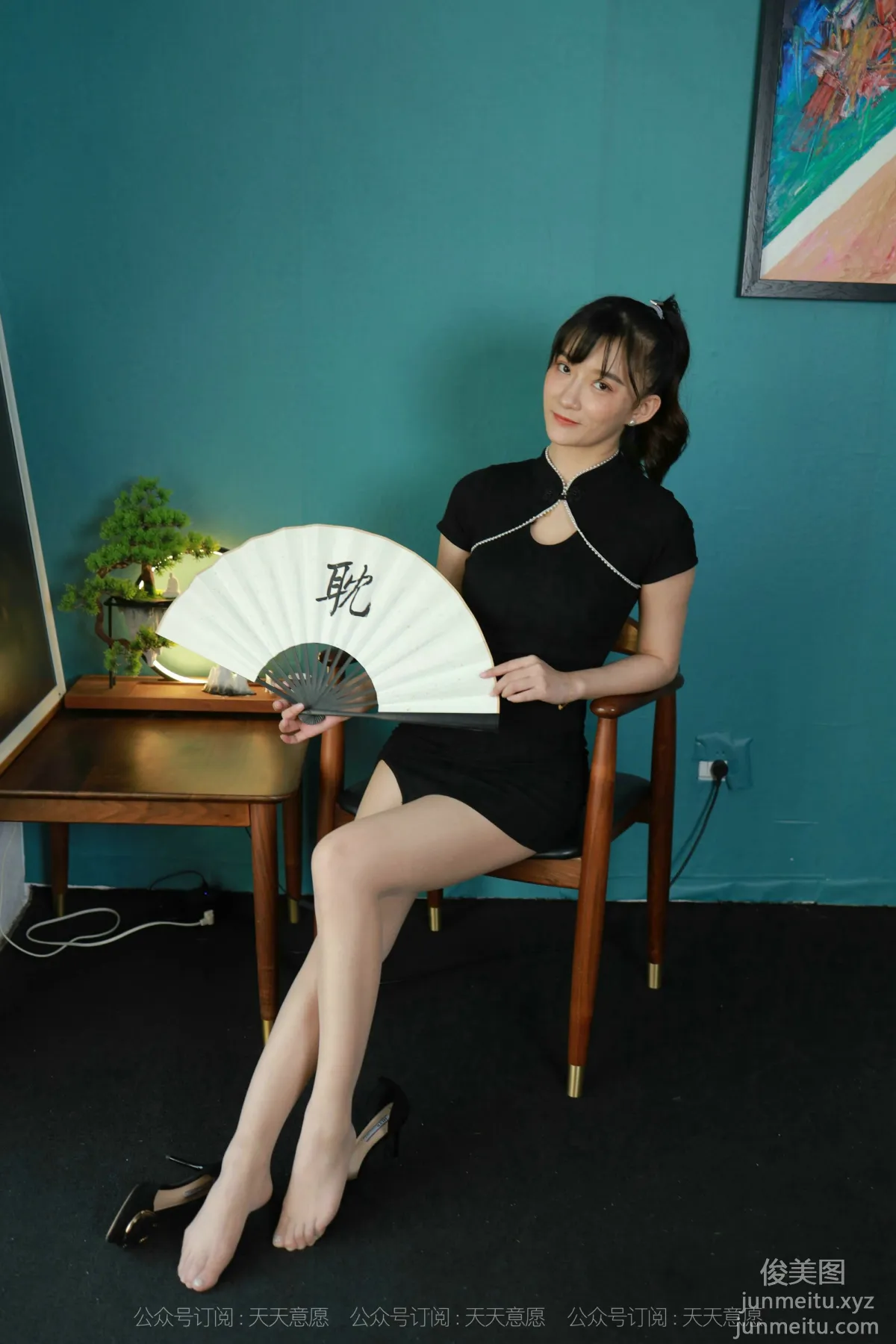 [IESS] 2021.09.28 Silk Enjoyer 932: IESS Qiuqiu, Charming Qipao [90P] photo 26