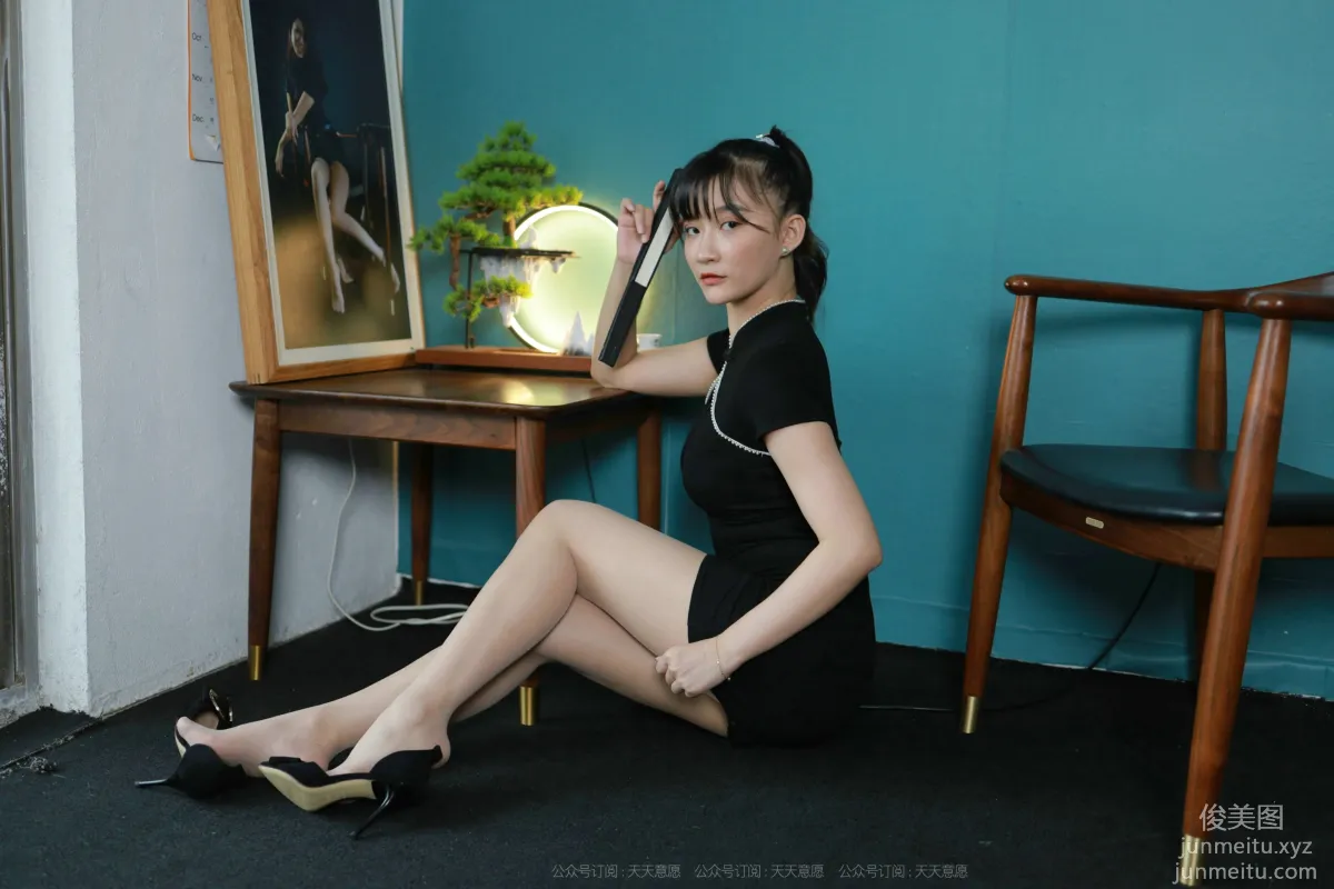 [IESS] 2021.09.28 Silk Enjoyer 932: IESS Qiuqiu, Charming Qipao [90P] photo 62