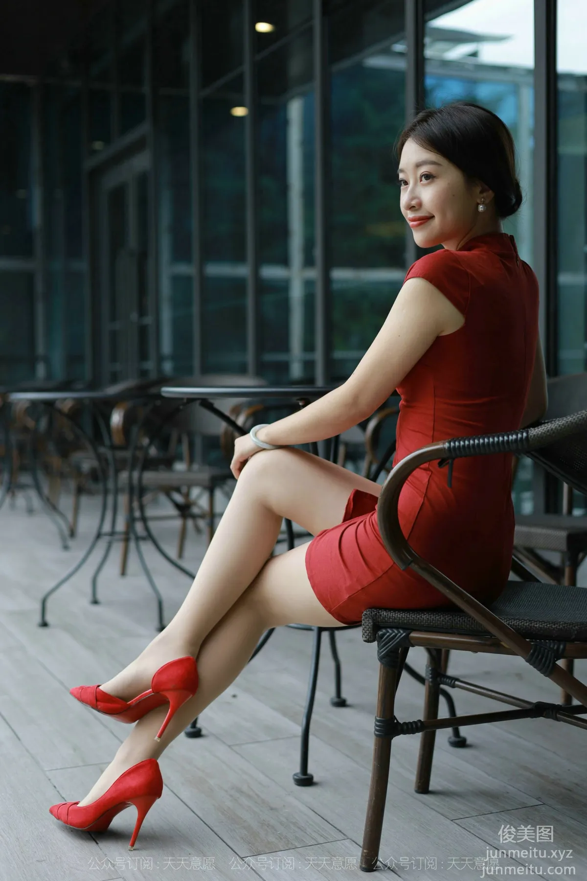 [IESS] 2021.10.15 Silk Enjoyer 948: Xiao Jie, Red Qipao [90P] photo 83