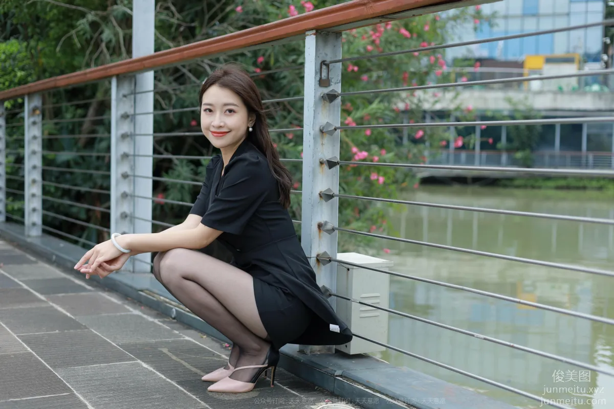 [IESS] 2021.10.20 Silk Enjoyer 953: Xiao Jie, Beauty on the Bridge [96P] photo 17