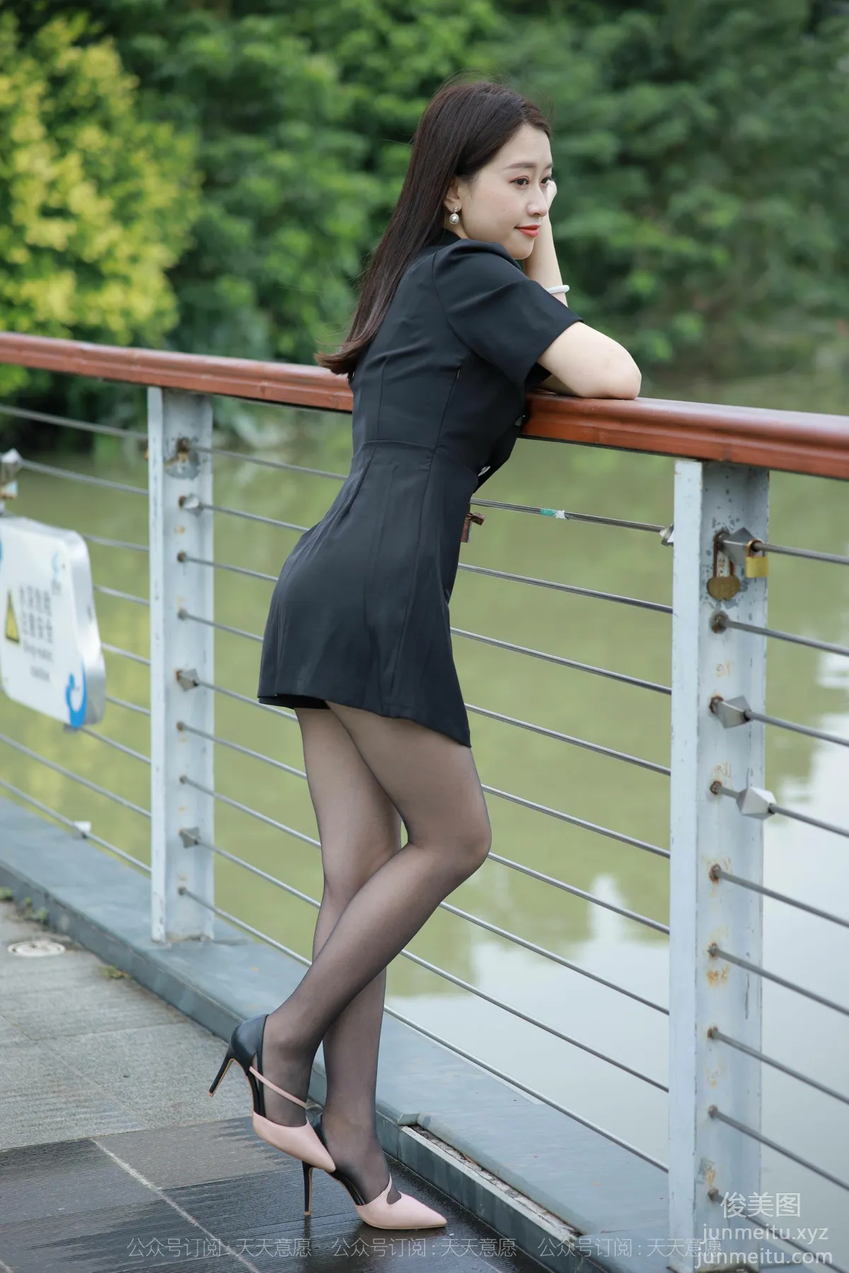 [IESS] 2021.10.20 Silk Enjoyer 953: Xiao Jie, Beauty on the Bridge [96P] photo 44