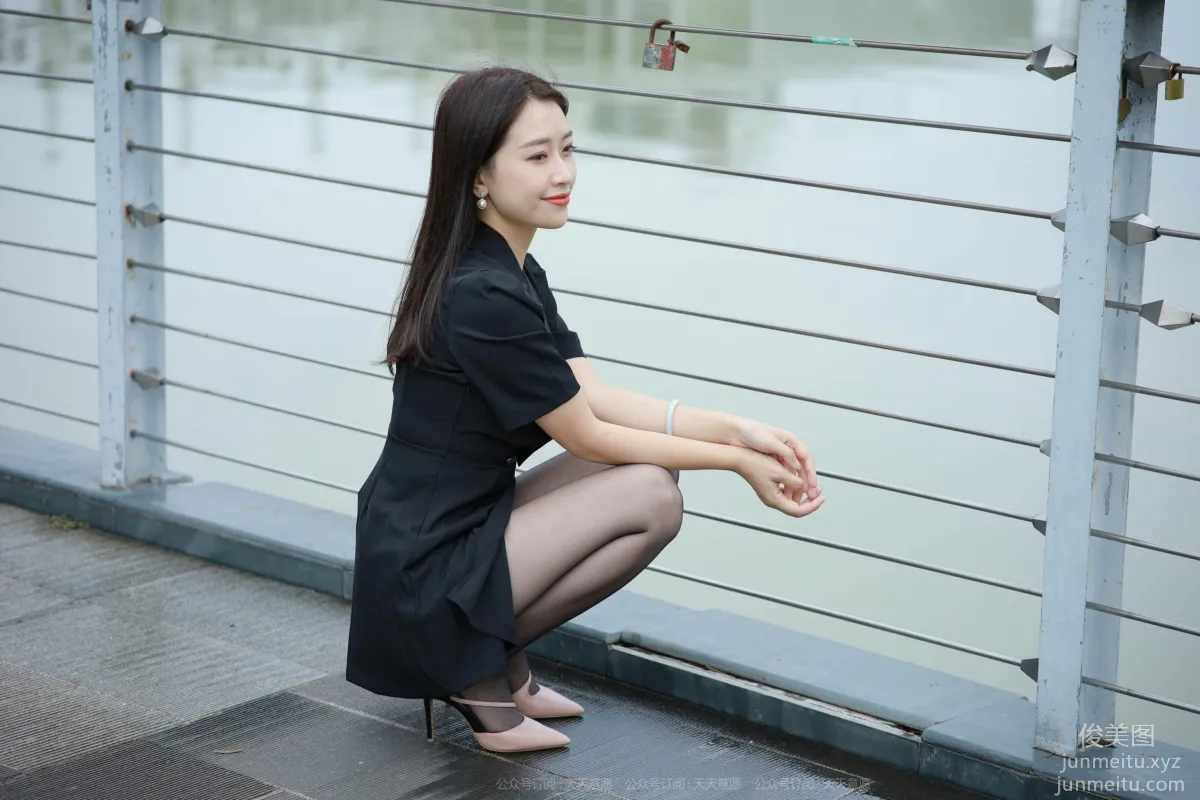 [IESS] 2021.10.20 Silk Enjoyer 953: Xiao Jie, Beauty on the Bridge [96P] photo 45