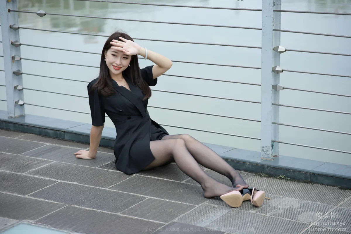 [IESS] 2021.10.20 Silk Enjoyer 953: Xiao Jie, Beauty on the Bridge [96P] photo 86