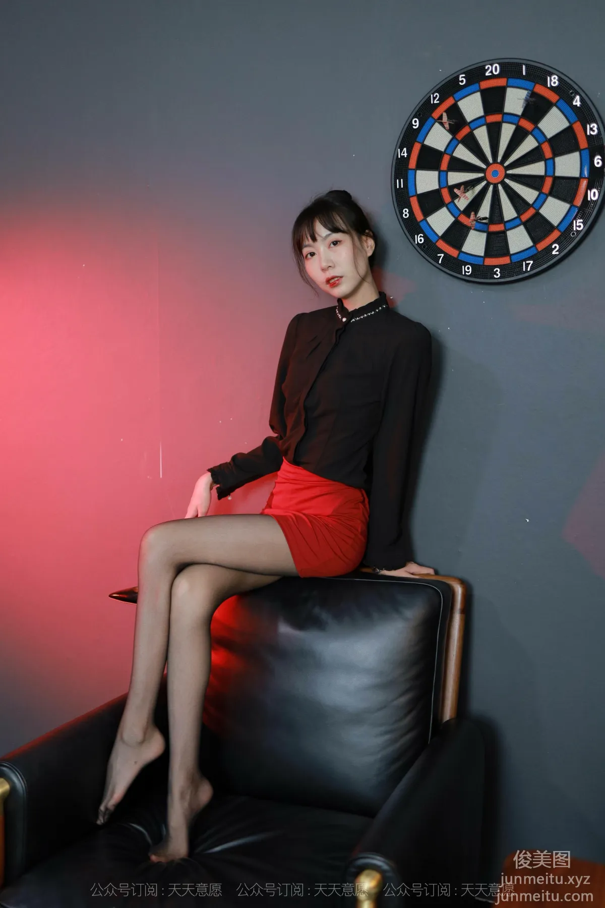 [IESS] 2021.10.27 Silk Enjoyer 959: Tuan Tuan, Sexy Red and Black [96P] photo 2