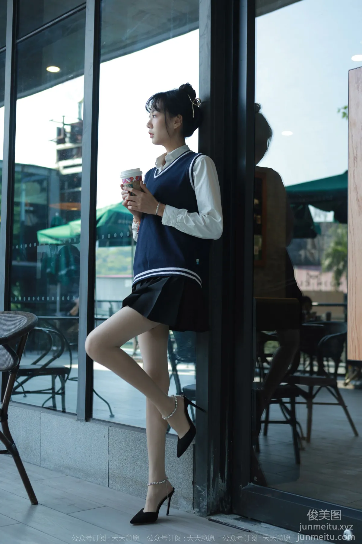 [IESS] 2022.01.10 Silk Enjoyer 985: Tuan Tuan, Pure Jade Academy Uniform [94P] photo 23
