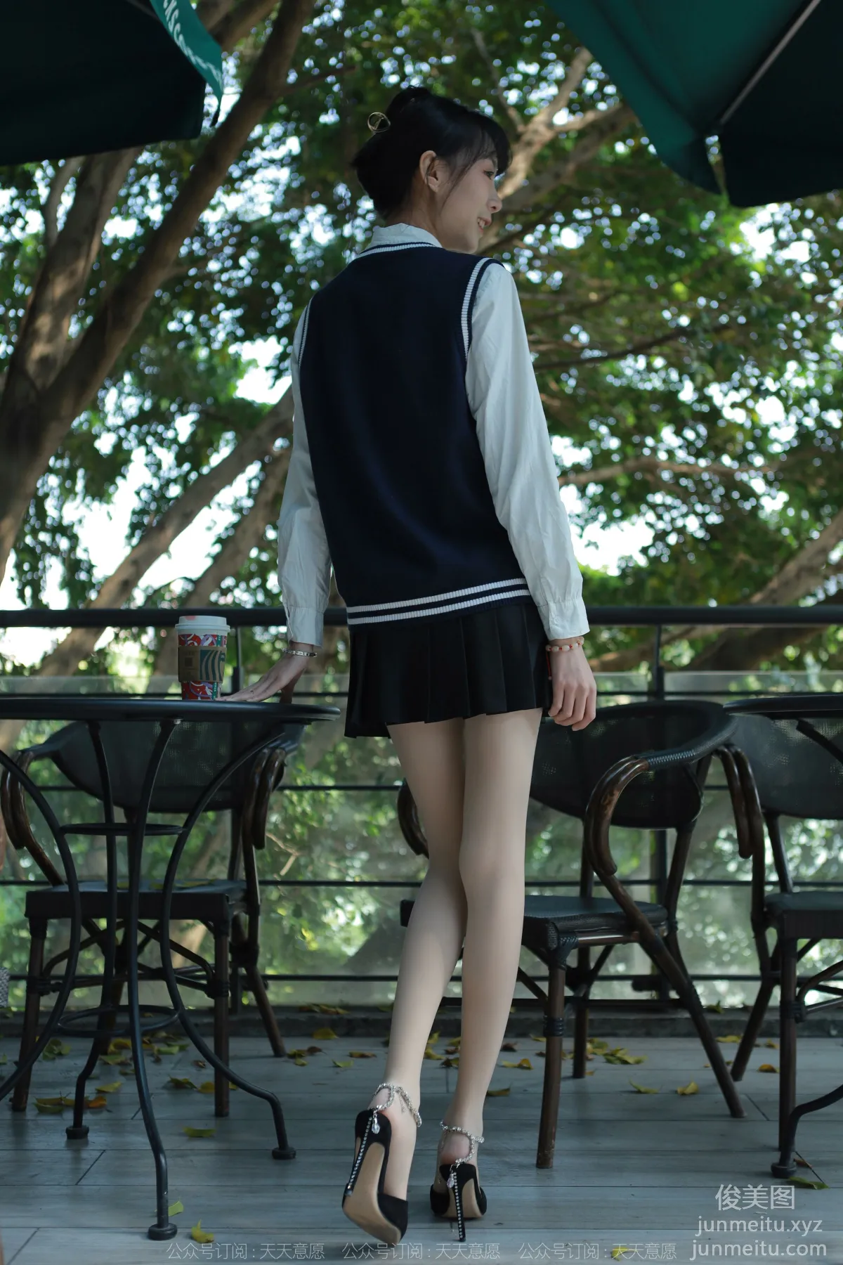 [IESS] 2022.01.10 Silk Enjoyer 985: Tuan Tuan, Pure Jade Academy Uniform [94P] photo 30