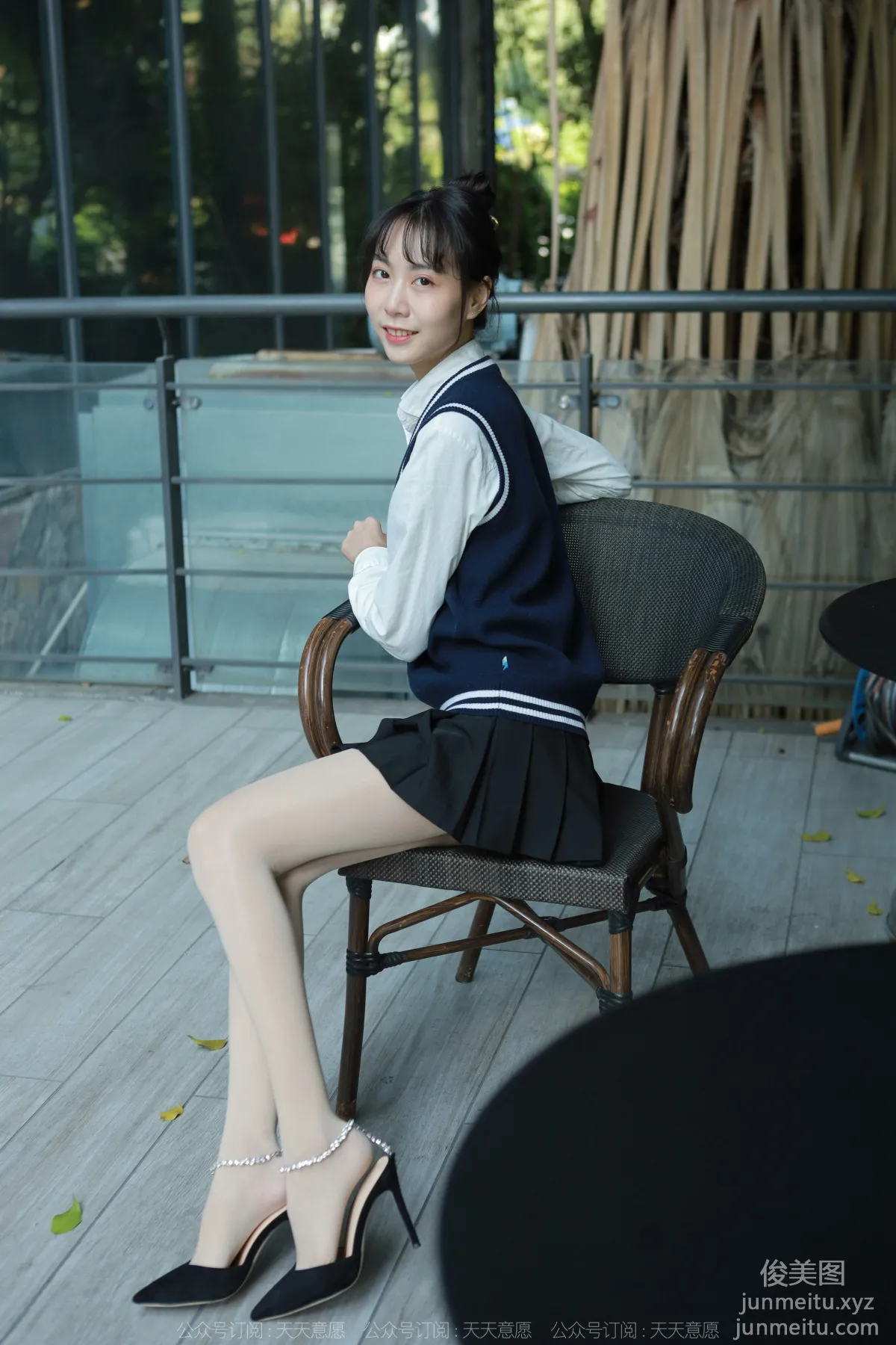 [IESS] 2022.01.10 Silk Enjoyer 985: Tuan Tuan, Pure Jade Academy Uniform [94P] photo 48