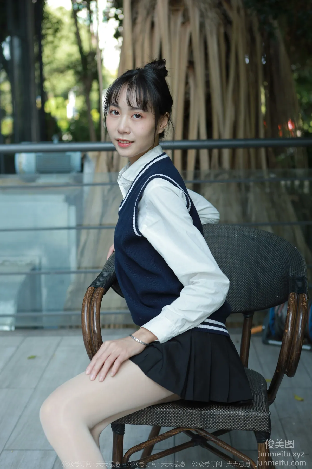 [IESS] 2022.01.10 Silk Enjoyer 985: Tuan Tuan, Pure Jade Academy Uniform [94P] photo 50