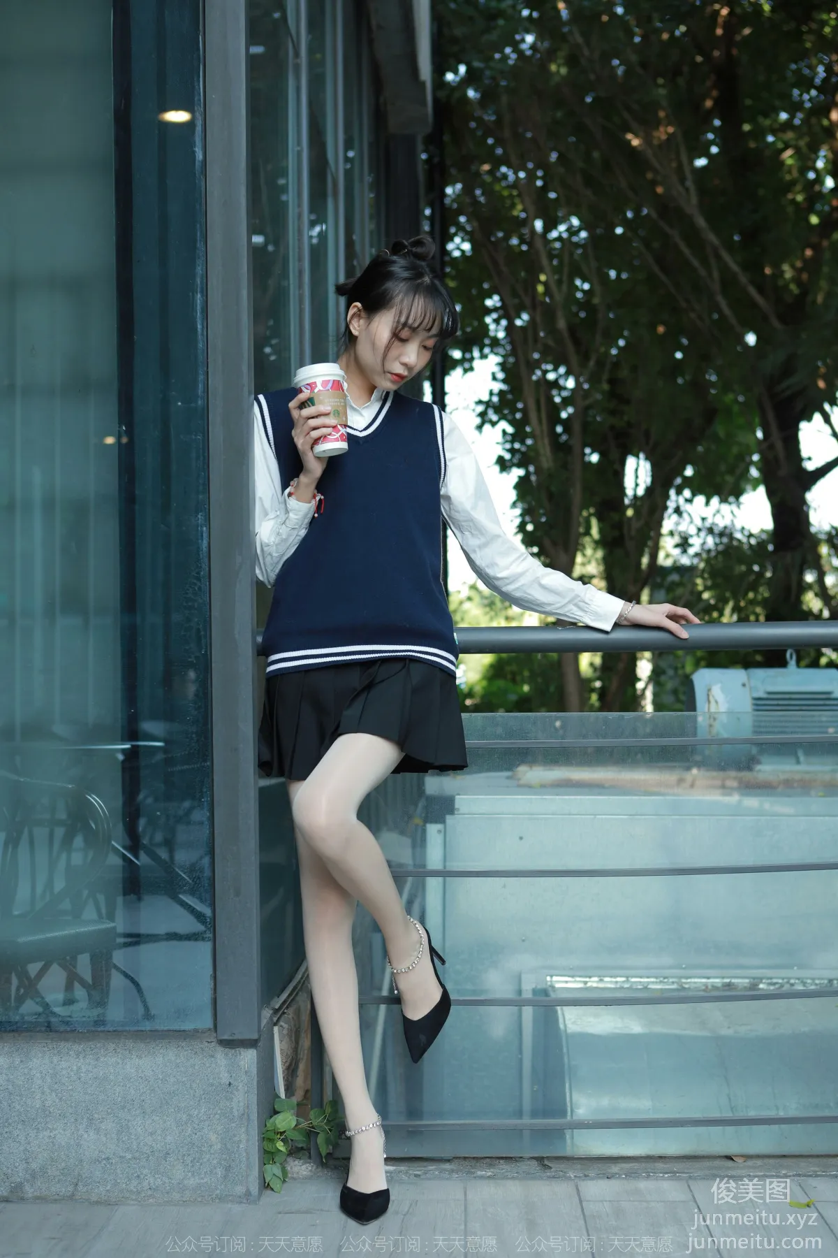 [IESS] 2022.01.10 Silk Enjoyer 985: Tuan Tuan, Pure Jade Academy Uniform [94P] photo 54