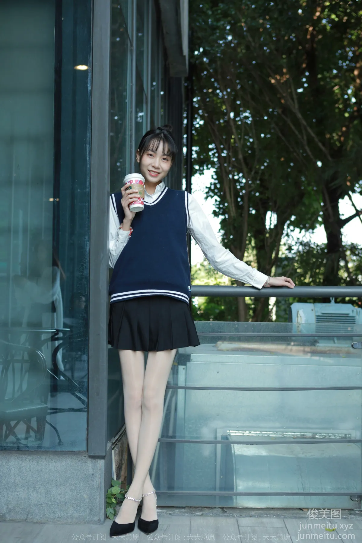 [IESS] 2022.01.10 Silk Enjoyer 985: Tuan Tuan, Pure Jade Academy Uniform [94P] photo 55