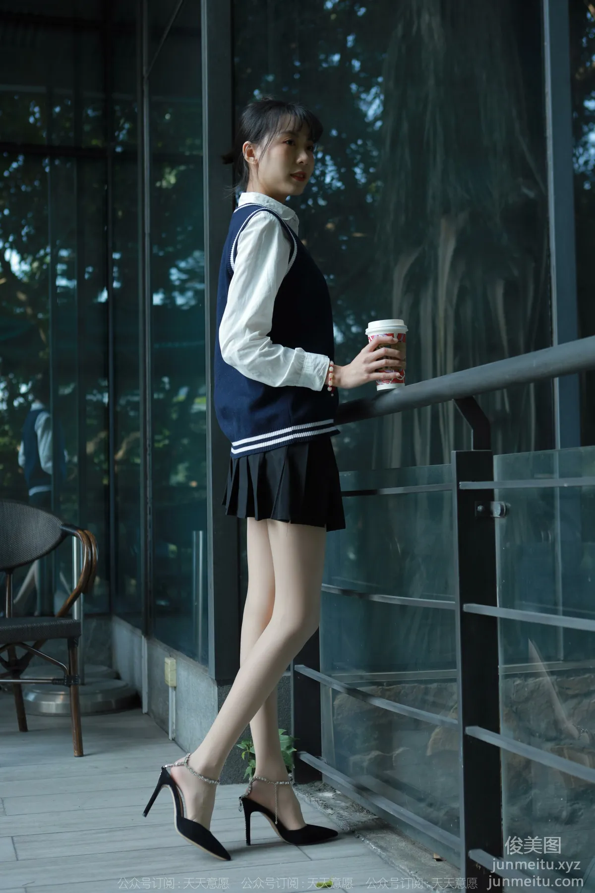 [IESS] 2022.01.10 Silk Enjoyer 985: Tuan Tuan, Pure Jade Academy Uniform [94P] photo 57