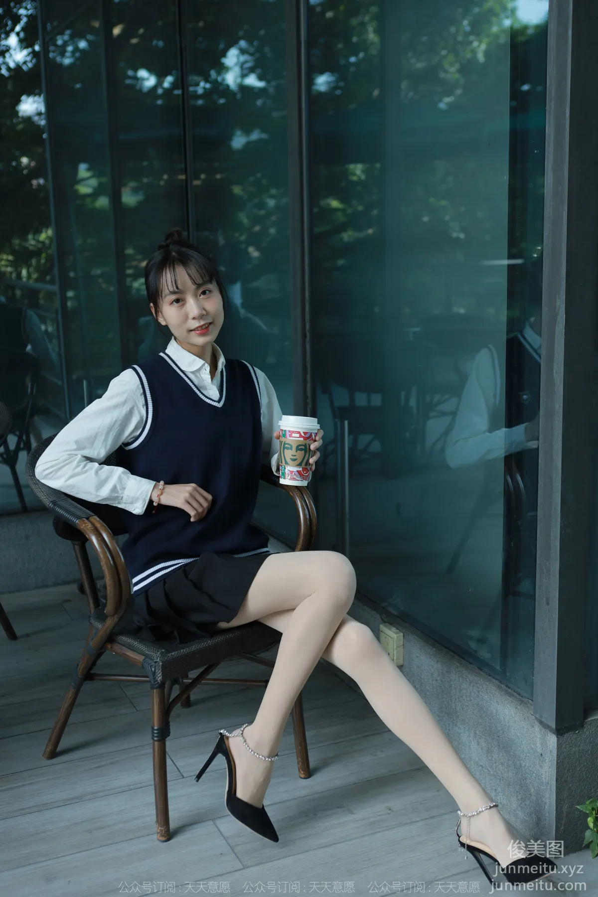 [IESS] 2022.01.10 Silk Enjoyer 985: Tuan Tuan, Pure Jade Academy Uniform [94P] photo 64