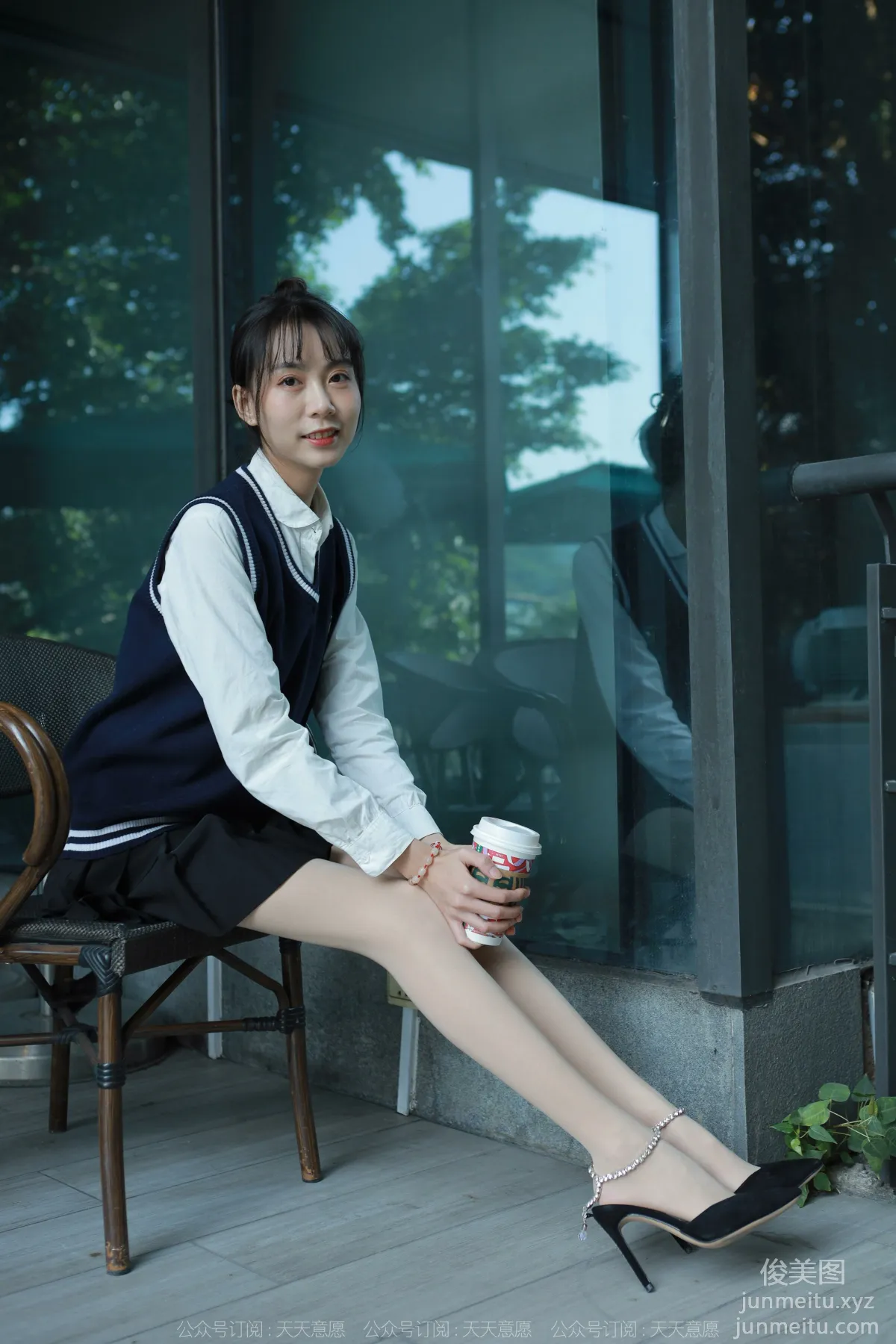 [IESS] 2022.01.10 Silk Enjoyer 985: Tuan Tuan, Pure Jade Academy Uniform [94P] photo 67
