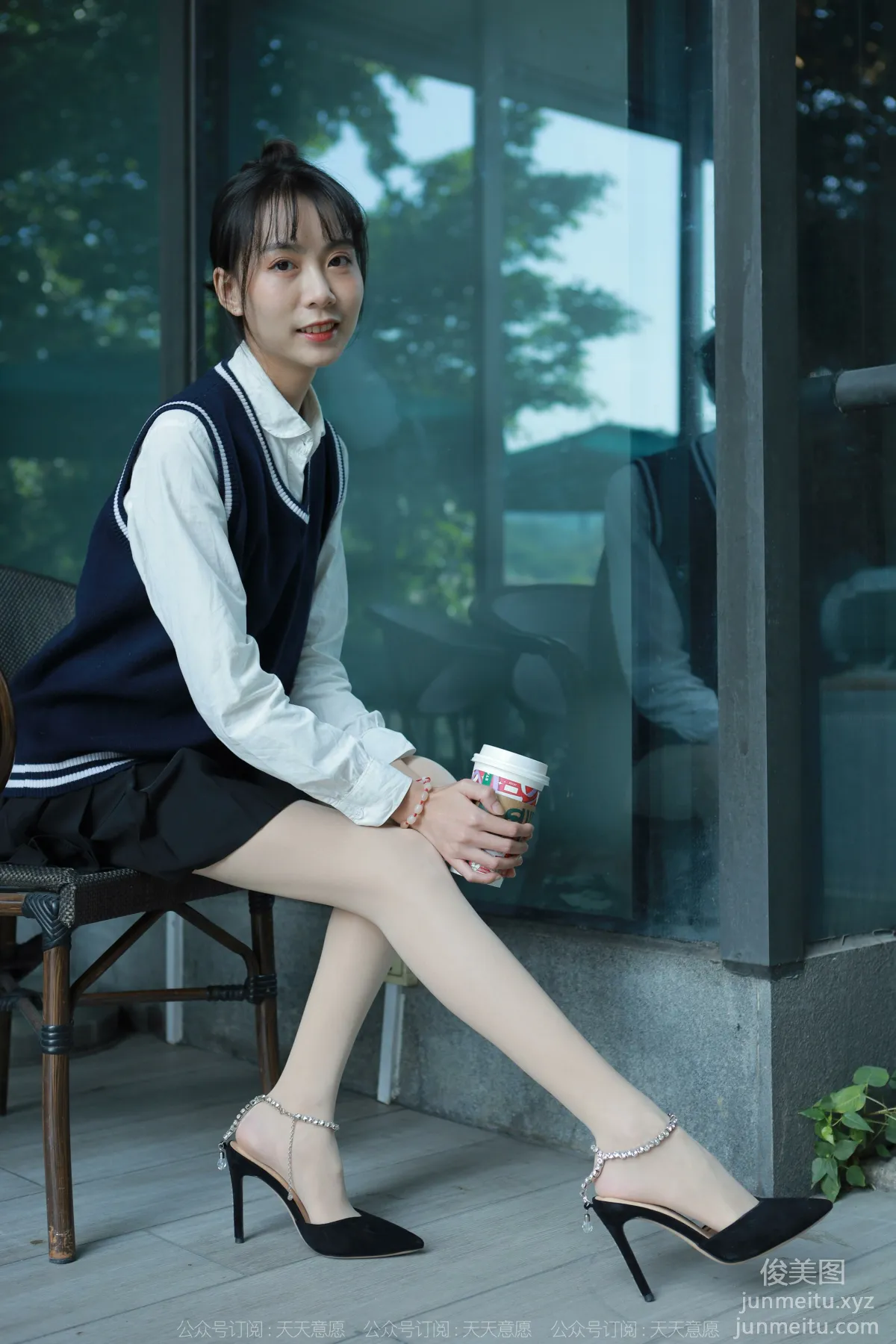 [IESS] 2022.01.10 Silk Enjoyer 985: Tuan Tuan, Pure Jade Academy Uniform [94P] photo 69