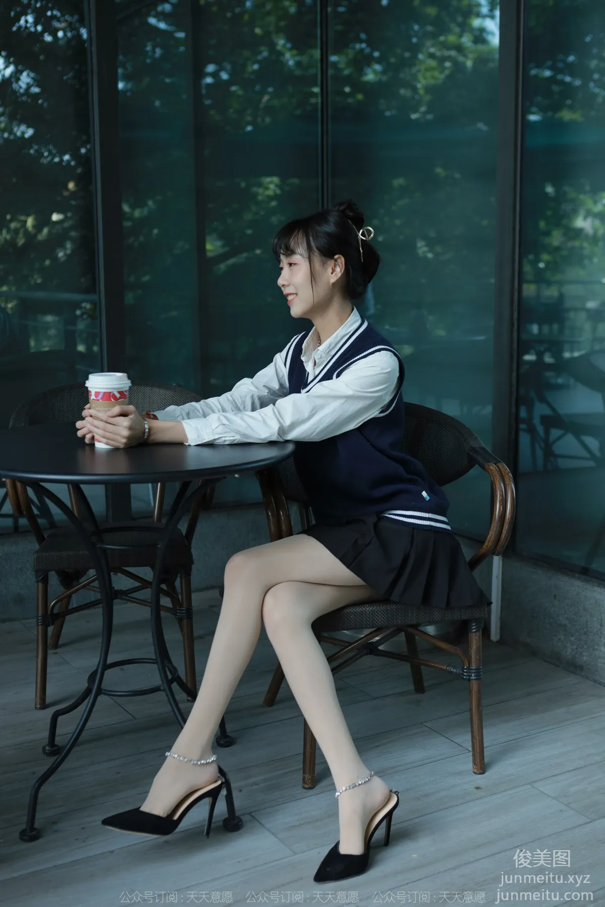 [IESS] 2022.01.10 Silk Enjoyer 985: Tuan Tuan, Pure Jade Academy Uniform [94P] photo 77