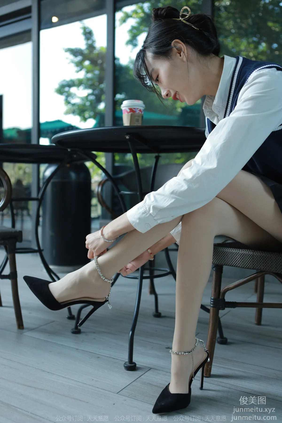 [IESS] 2022.01.10 Silk Enjoyer 985: Tuan Tuan, Pure Jade Academy Uniform [94P] photo 81