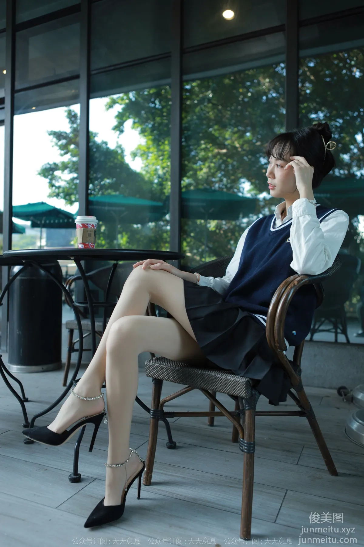 [IESS] 2022.01.10 Silk Enjoyer 985: Tuan Tuan, Pure Jade Academy Uniform [94P] photo 86