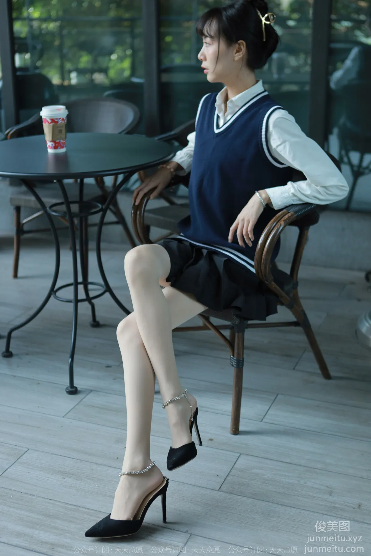 [IESS] 2022.01.10 Silk Enjoyer 985: Tuan Tuan, Pure Jade Academy Uniform [94P] photo 94