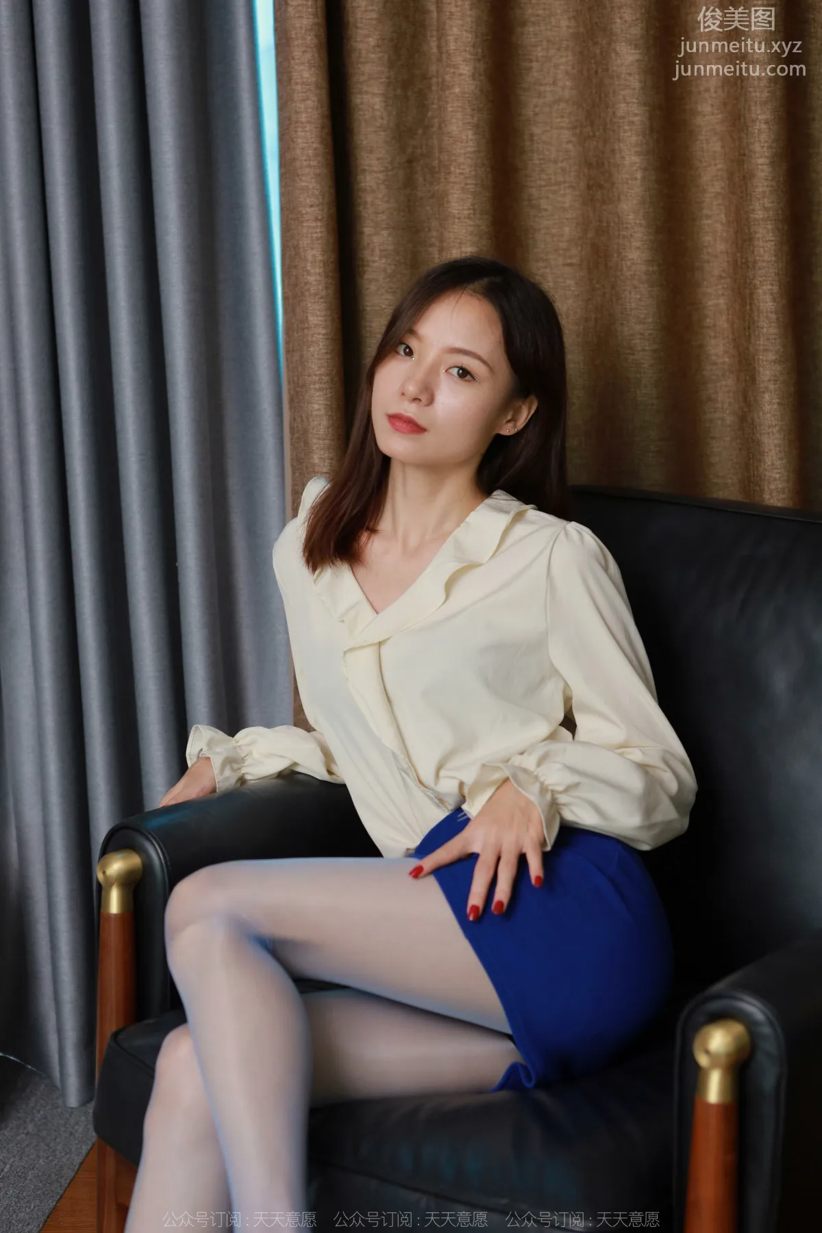 [IESS] 2022.10.06 Silk Enjoyer 1229 Xiao Liu, Blue Enchantress [88P] photo 49