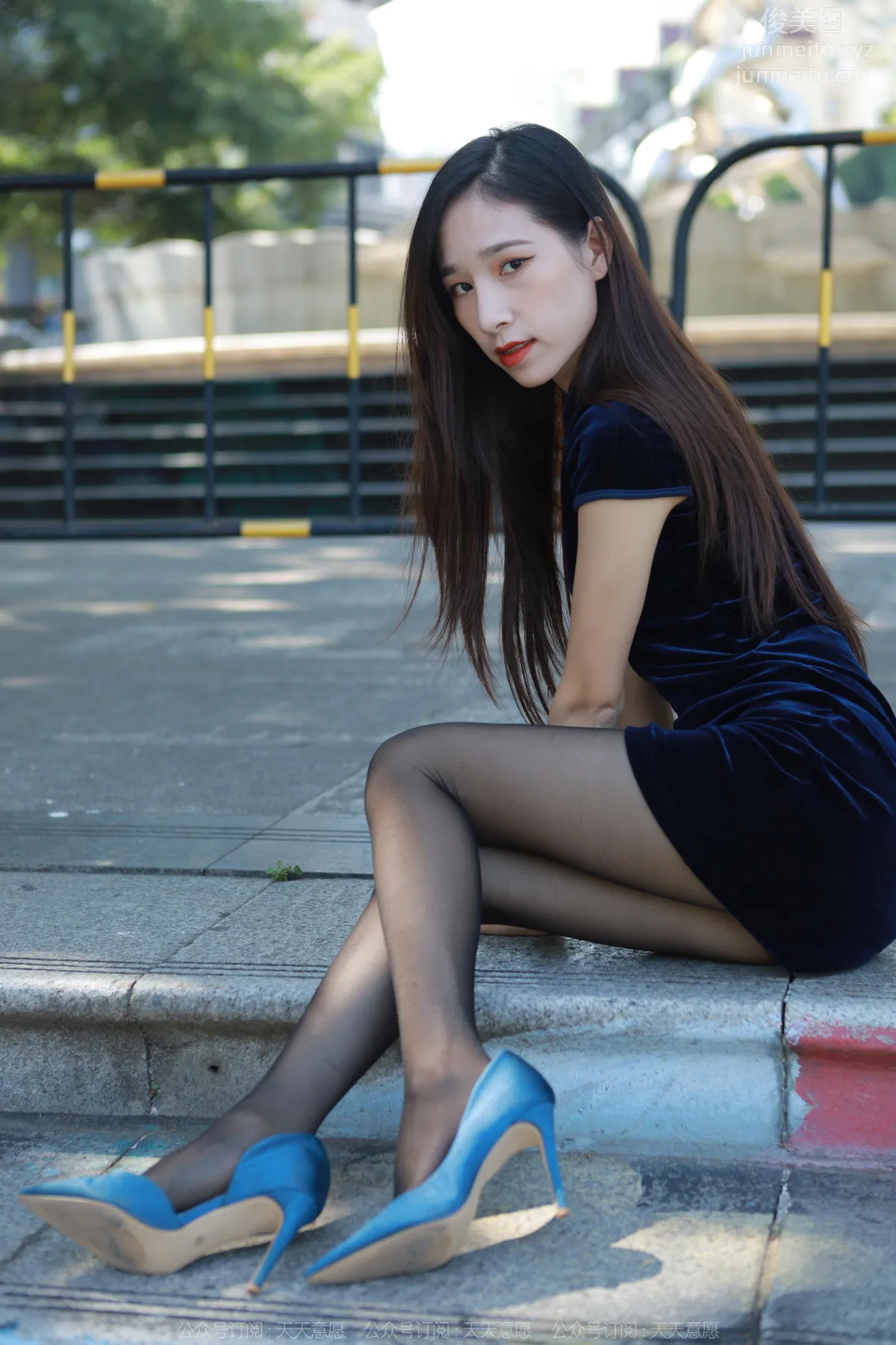 [IESS] 2022.11.11 Silk Enjoyer 1265 Mei Zi, Black Stockings and Qipao [86P] photo 14