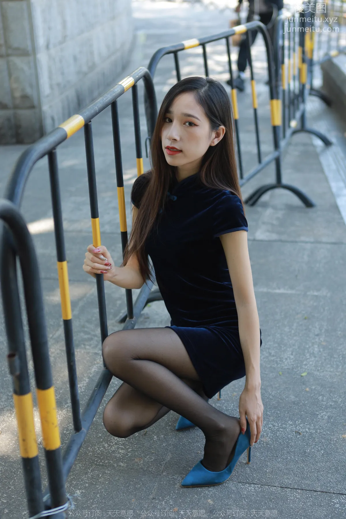 [IESS] 2022.11.11 Silk Enjoyer 1265 Mei Zi, Black Stockings and Qipao [86P] photo 45