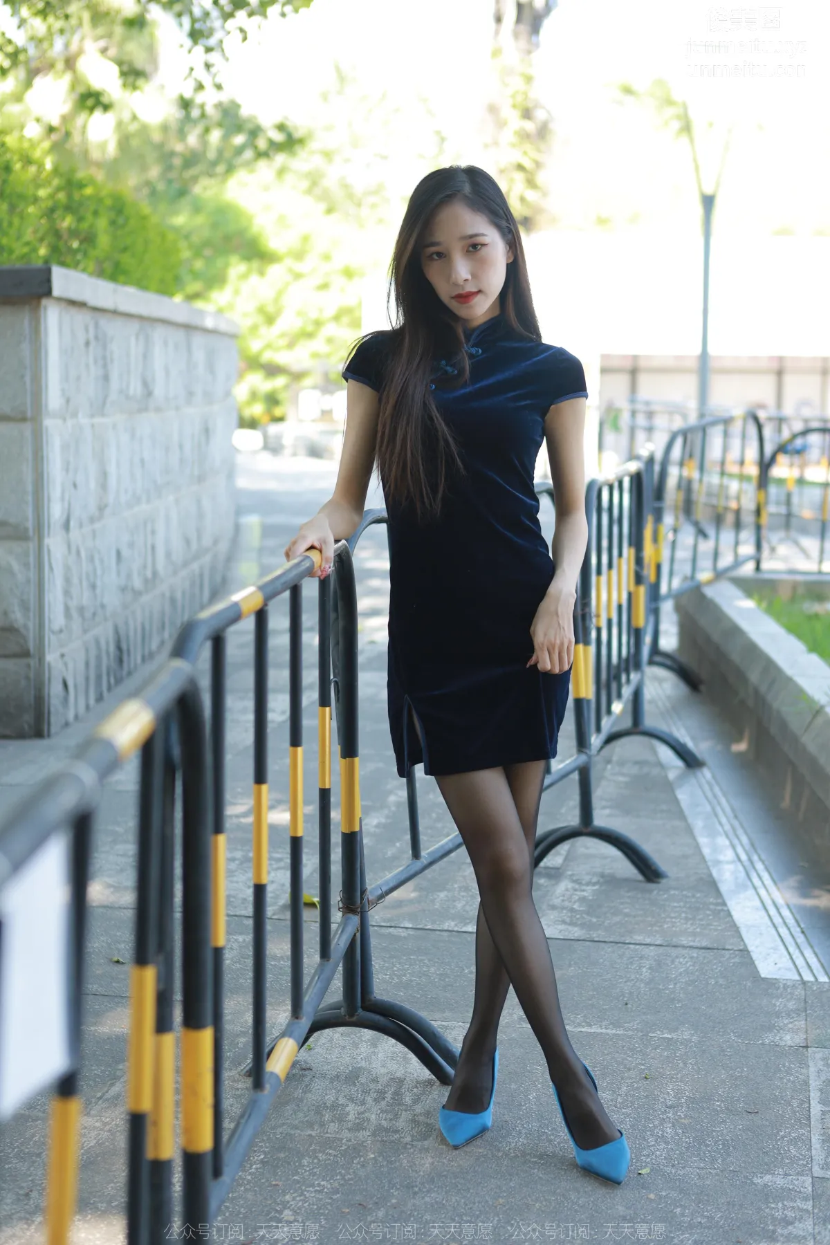 [IESS] 2022.11.11 Silk Enjoyer 1265 Mei Zi, Black Stockings and Qipao [86P] photo 46
