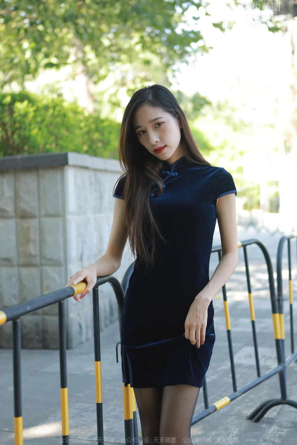 [IESS] 2022.11.11 Silk Enjoyer 1265 Mei Zi, Black Stockings and Qipao [86P] photo 48