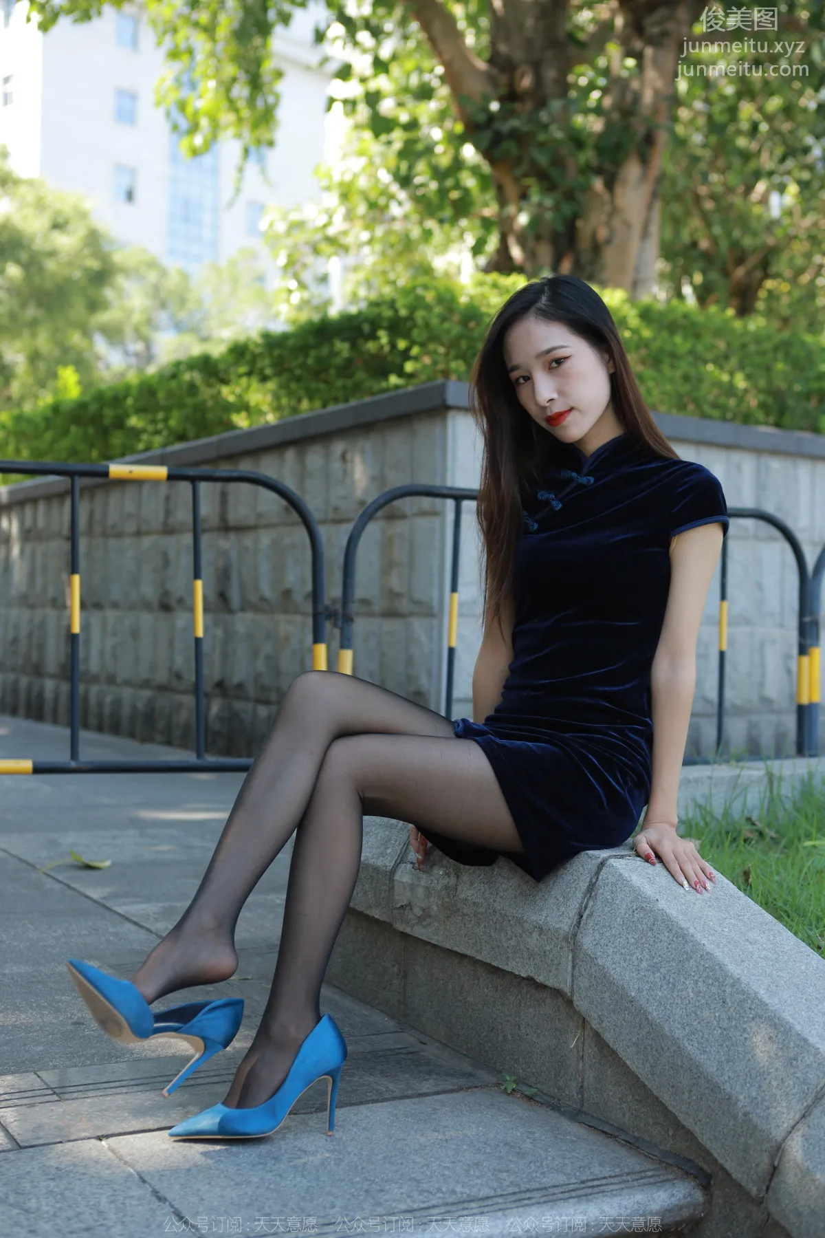 [IESS] 2022.11.11 Silk Enjoyer 1265 Mei Zi, Black Stockings and Qipao [86P] photo 51