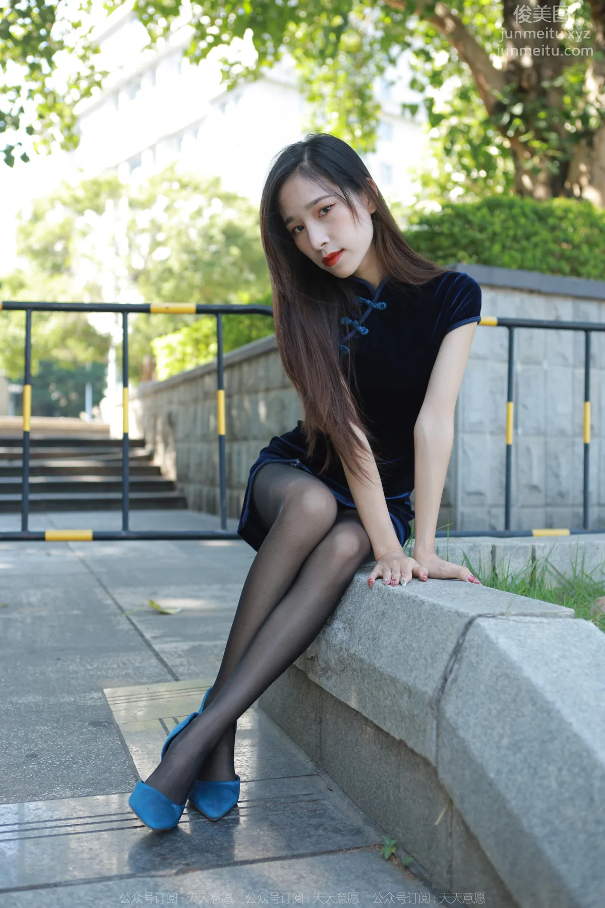 [IESS] 2022.11.11 Silk Enjoyer 1265 Mei Zi, Black Stockings and Qipao [86P] photo 78