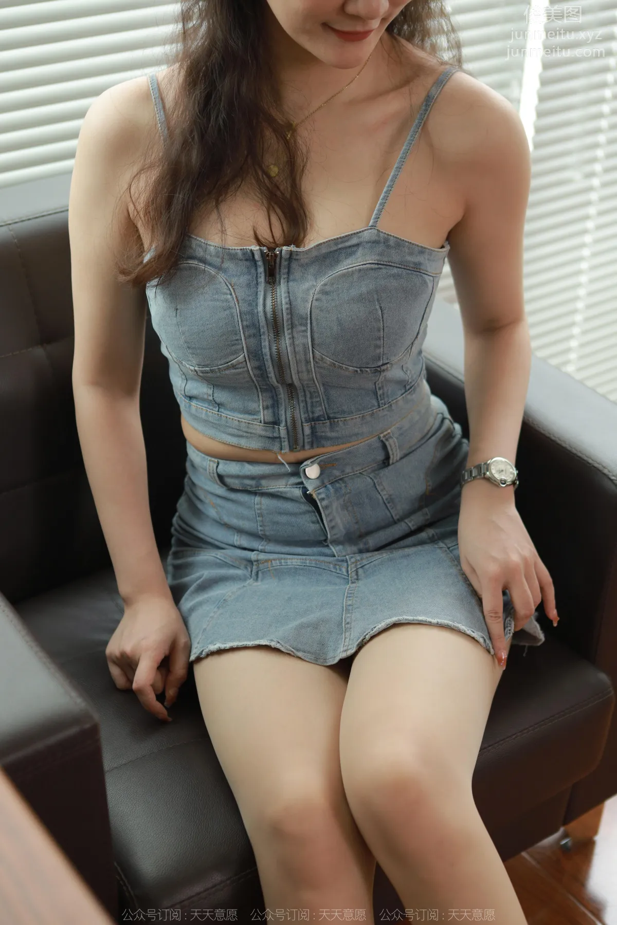 [IESS] 2022.11.17 Silk Enjoyer 1271 IESS Qiuqiu, Single Denim Skirt [83P] photo 2
