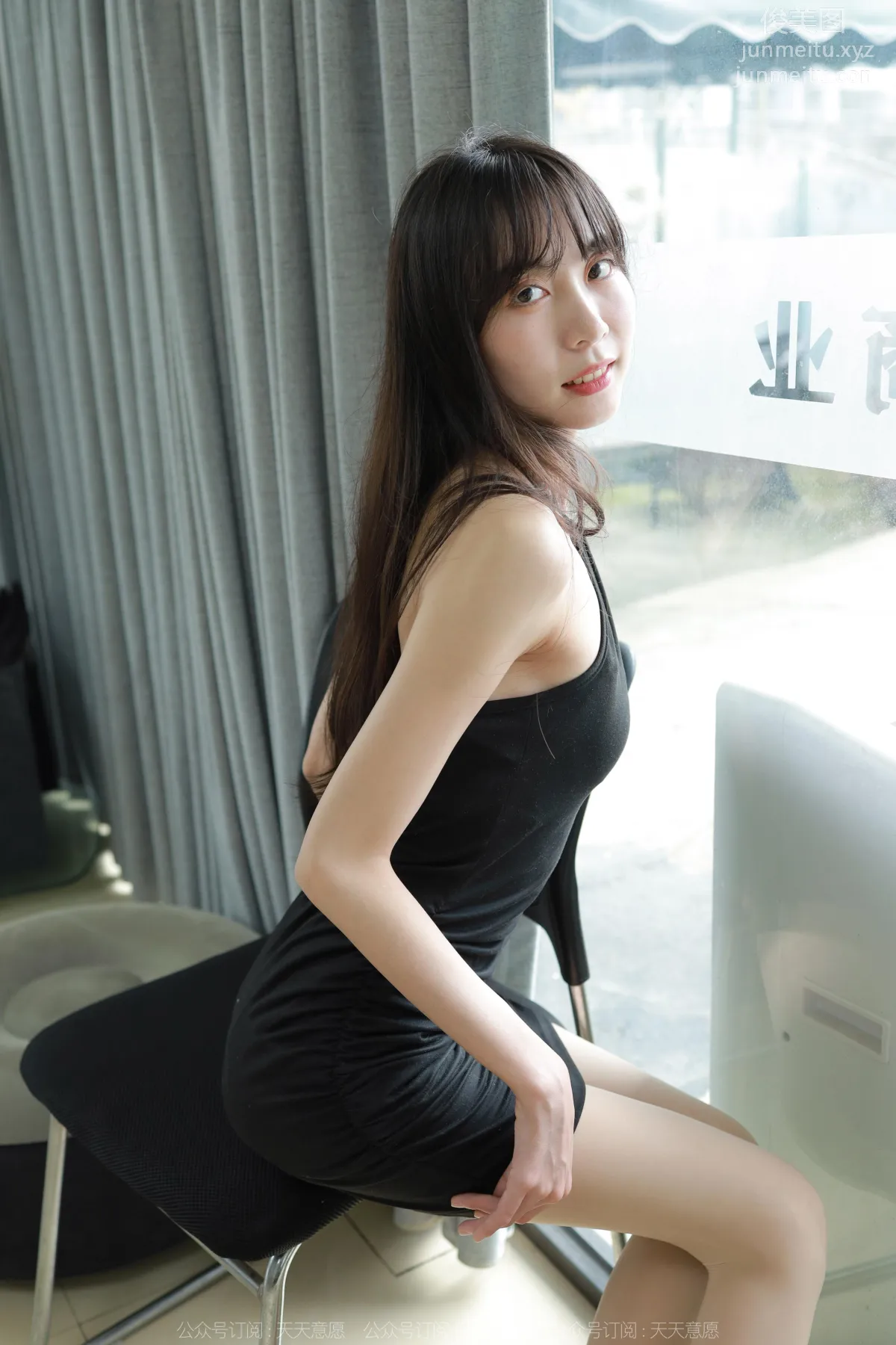 [IESS] 2022.12.01 Silk Enjoyer 1285 Tuan Tuan, Black Pencil Skirt [89P] photo 37