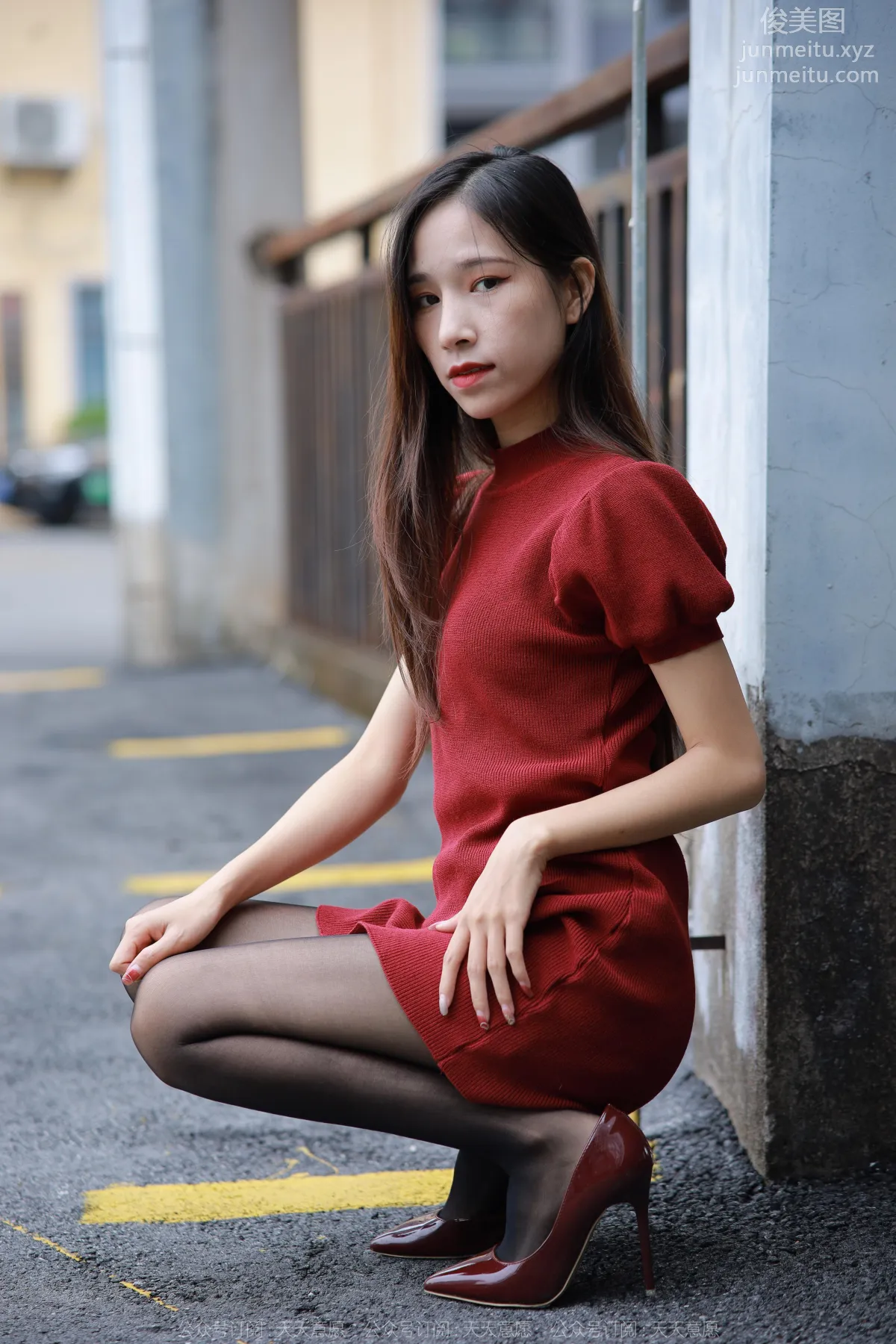 [IESS] 2022.12.09 Silk Enjoyer 1293 Mei Zi, Wine Red High Heels [77P] photo 75