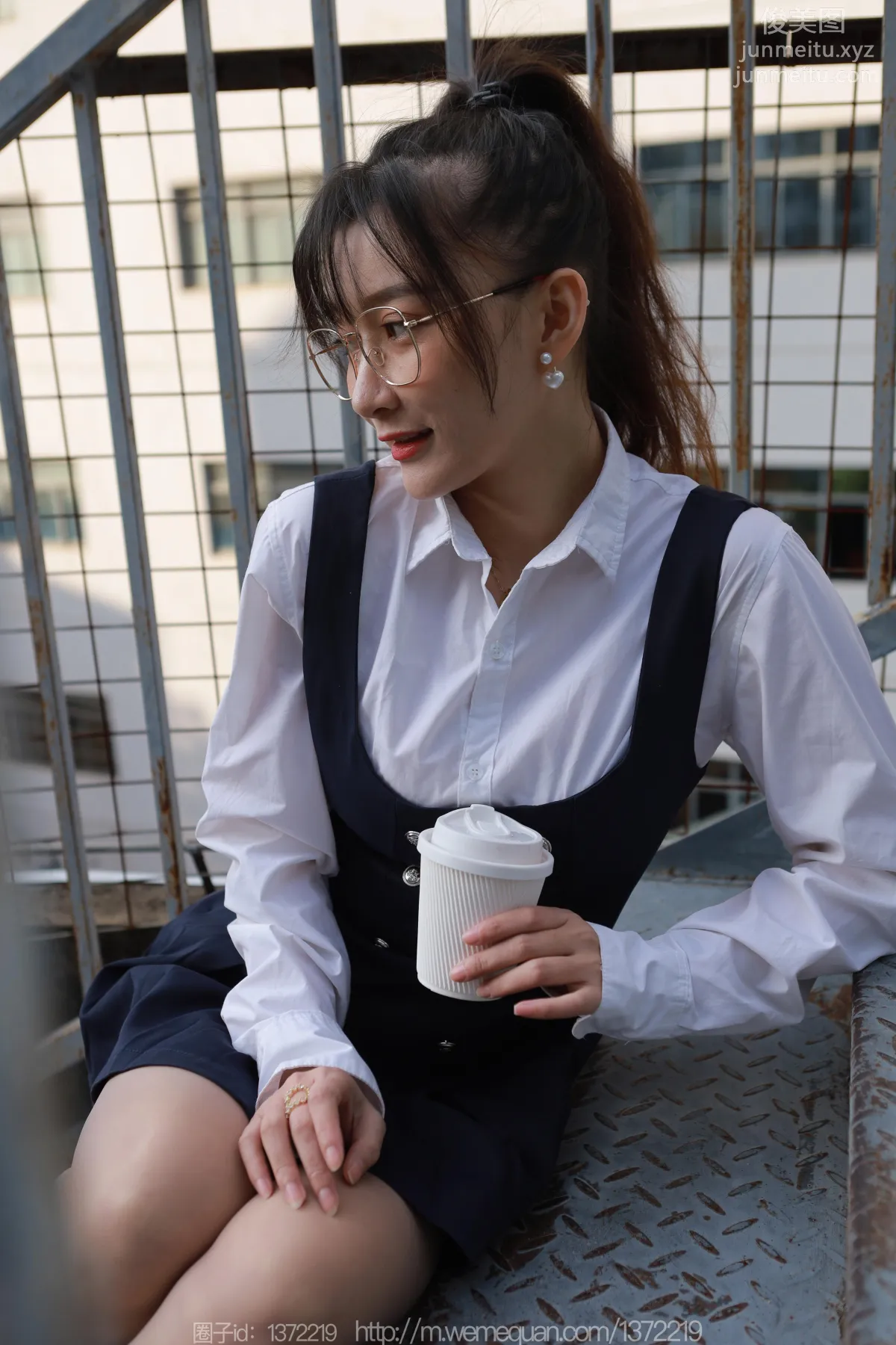 [IESS] 2022.12.13 Silk Enjoyer 1297 IESS Qiuqiu, Chance Encounter with Wan Ping on the Stairs [79P] photo 9