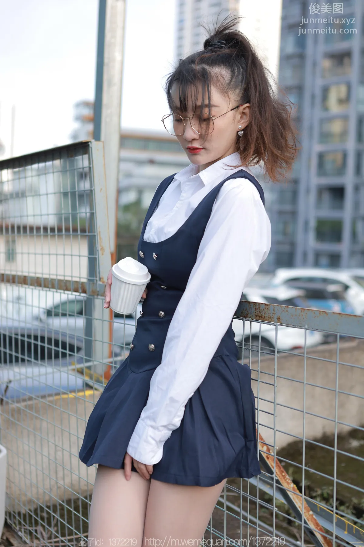 [IESS] 2022.12.13 Silk Enjoyer 1297 IESS Qiuqiu, Chance Encounter with Wan Ping on the Stairs [79P] photo 33