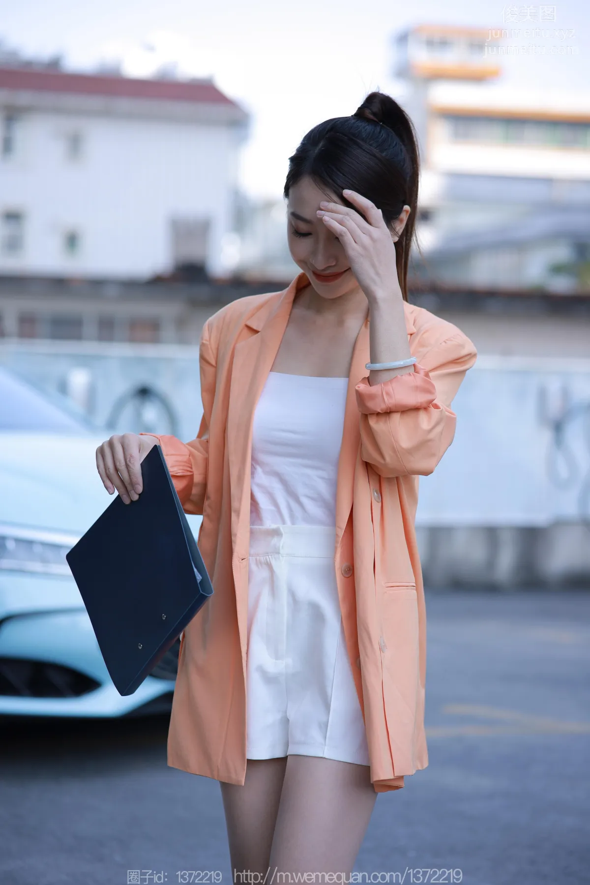 [IESS] 2022.12.19 Silk Enjoyer 1303 Xiao Jie, Orange Coat [88P] photo 2