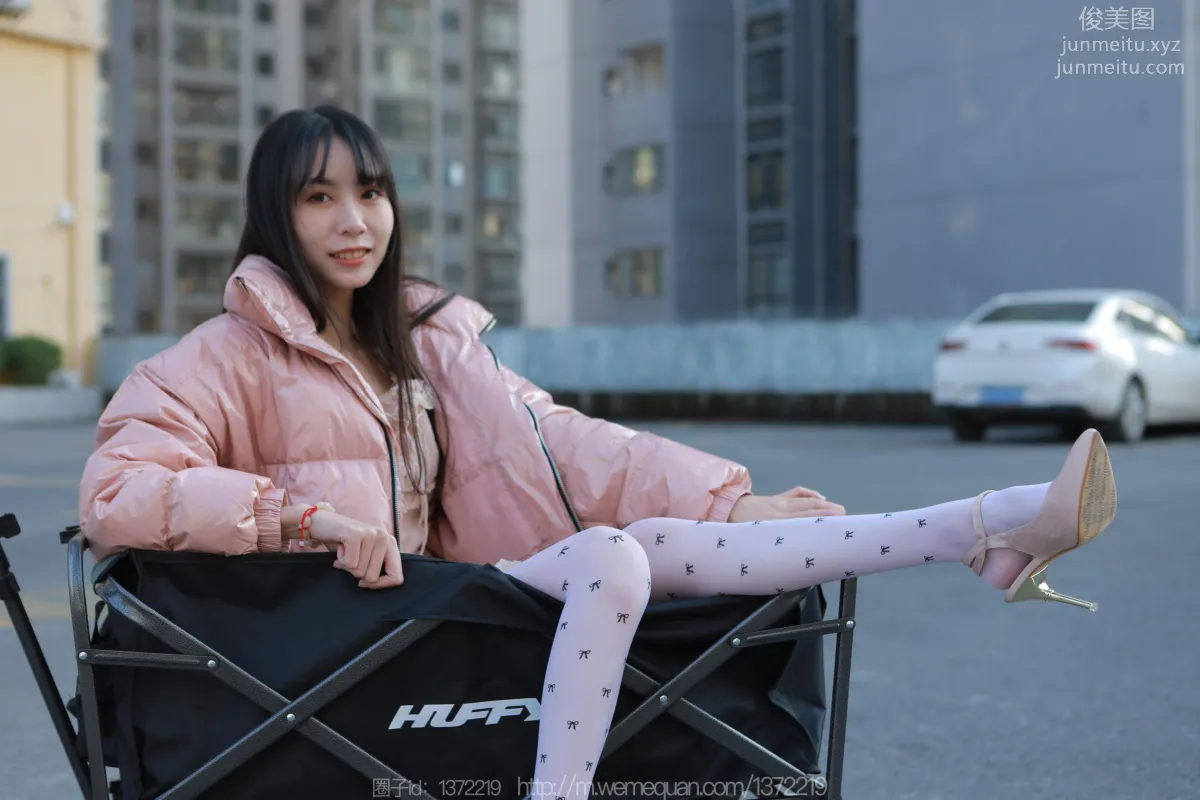 [IESS] 2022.12.23 Silk Enjoyer 1307 Tuan Tuan, Long Legs Pushing the Cart [84P] photo 9