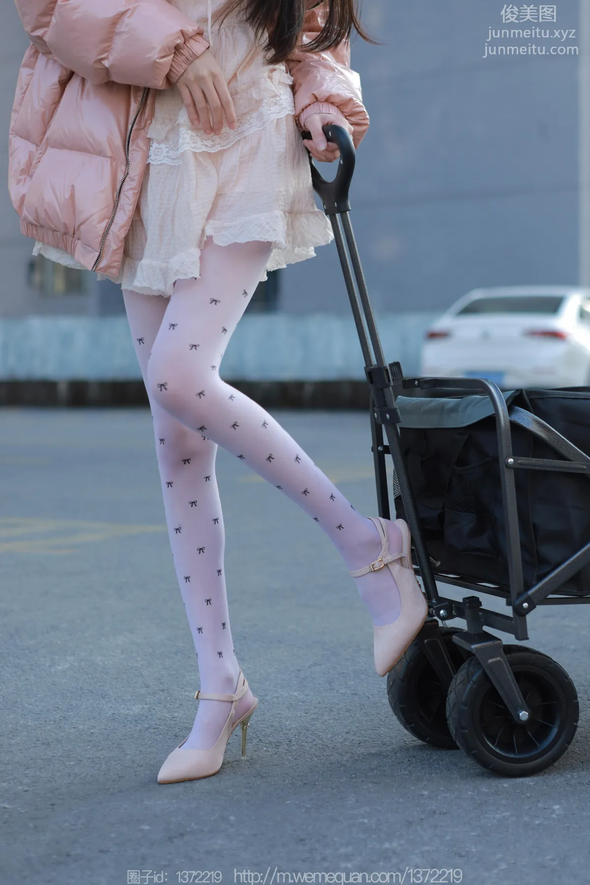 [IESS] 2022.12.23 Silk Enjoyer 1307 Tuan Tuan, Long Legs Pushing the Cart [84P] photo 84