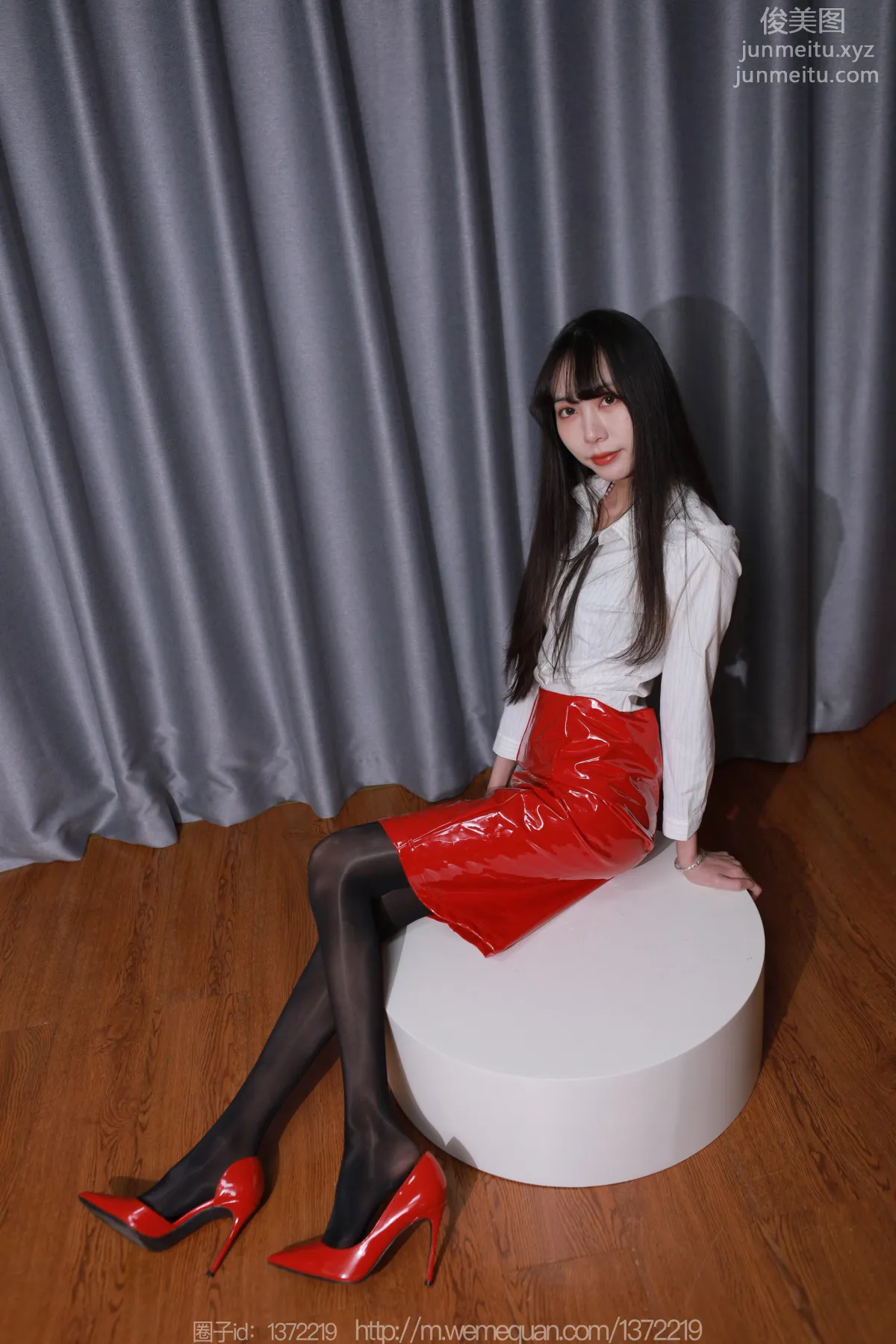 [IESS] 2022.12.25 Silk Enjoyer 1309 Tuan Tuan, Red Sexy Patent Leather [89P] photo 5
