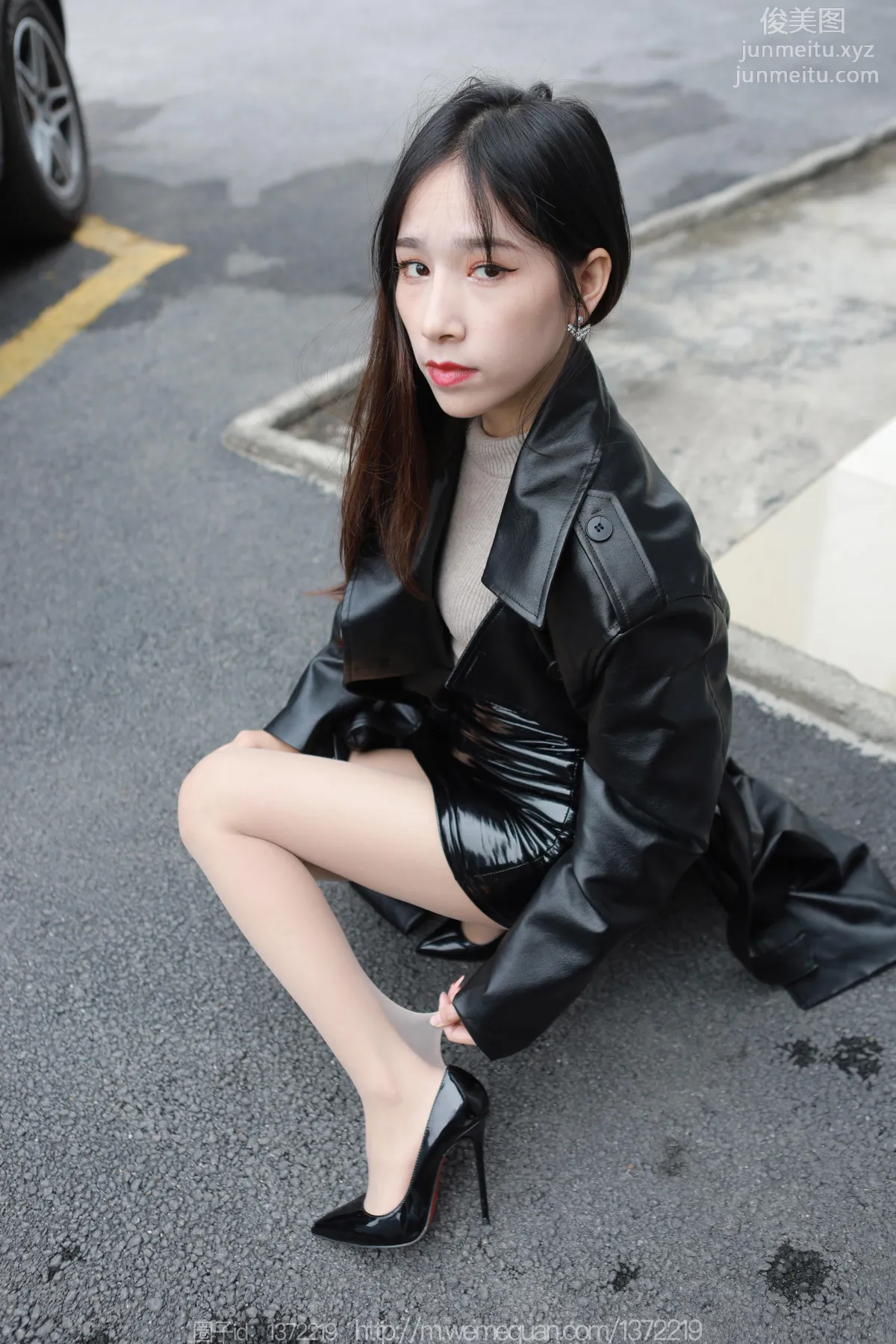 [IESS] 2023.02.01 Silk Enjoyer 1348 Mei Zi, Wild Leather Jacket [87P] photo 3