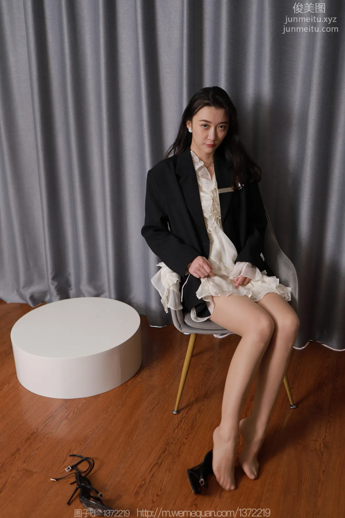 [IESS] 2023.02.04 Silk Enjoyer 1351 IESS Qiuqiu, Black Lace-Up [83P] photo 33