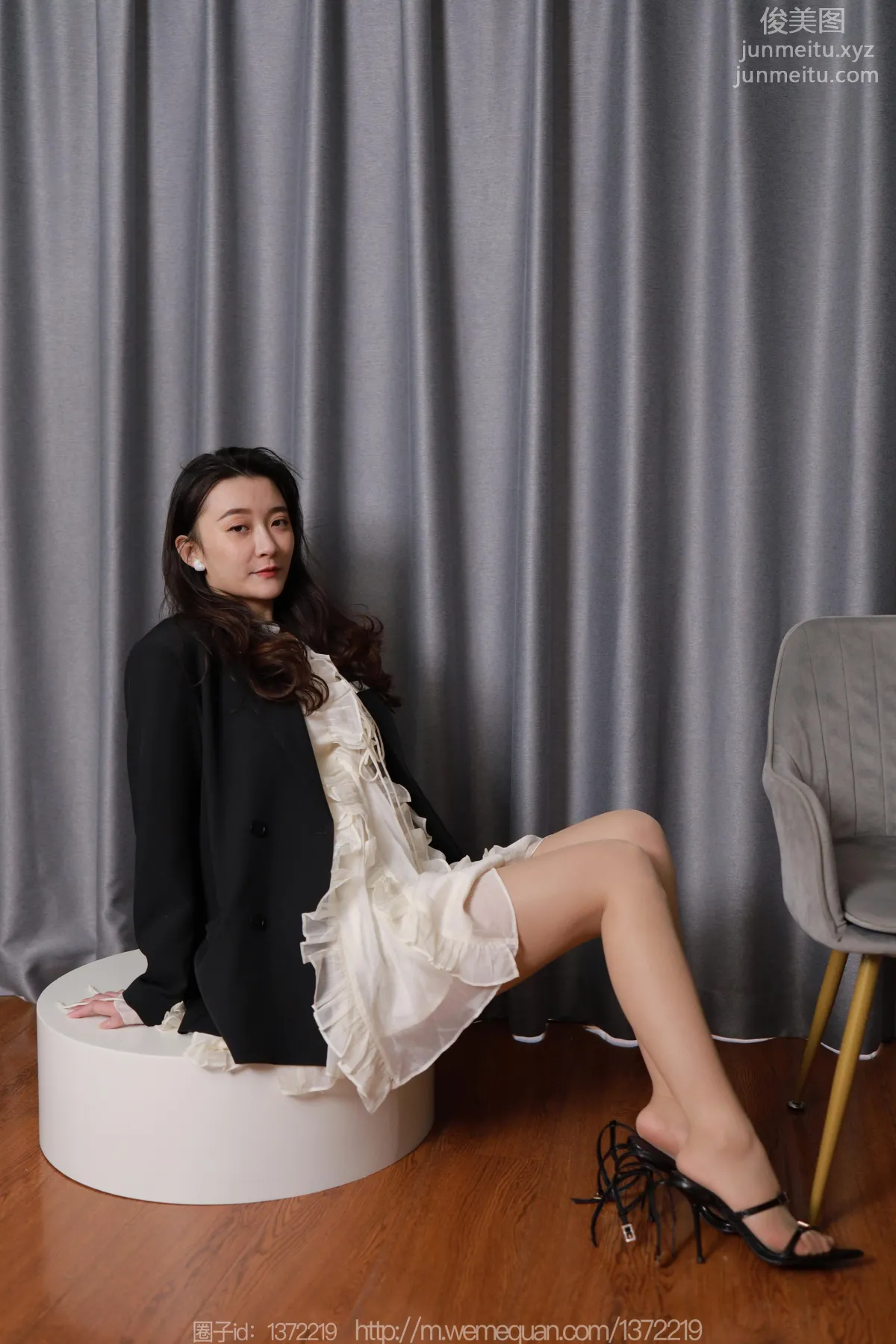 [IESS] 2023.02.04 Silk Enjoyer 1351 IESS Qiuqiu, Black Lace-Up [83P] photo 40
