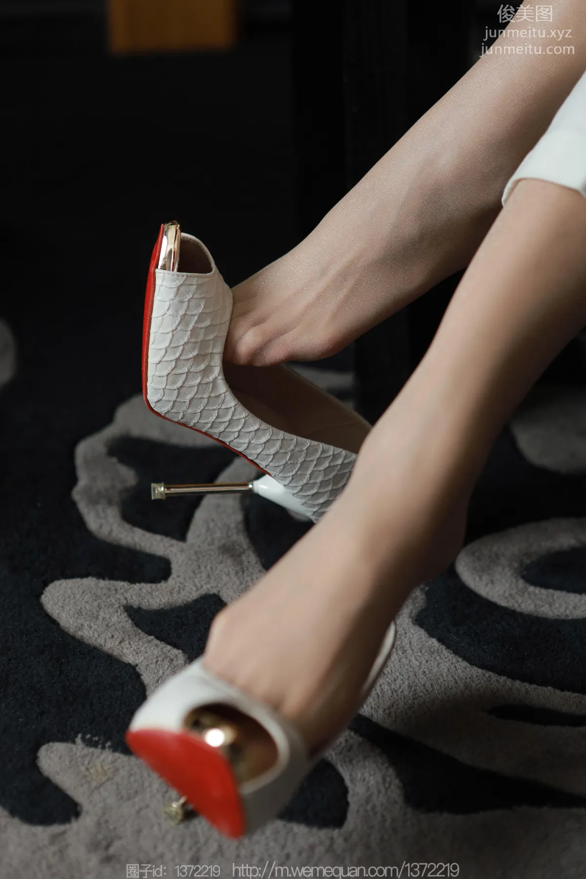 [IESS] 2023.02.27 Silk Enjoyer 1374 Xiao Bao, White Pants Stockings [86P] photo 54