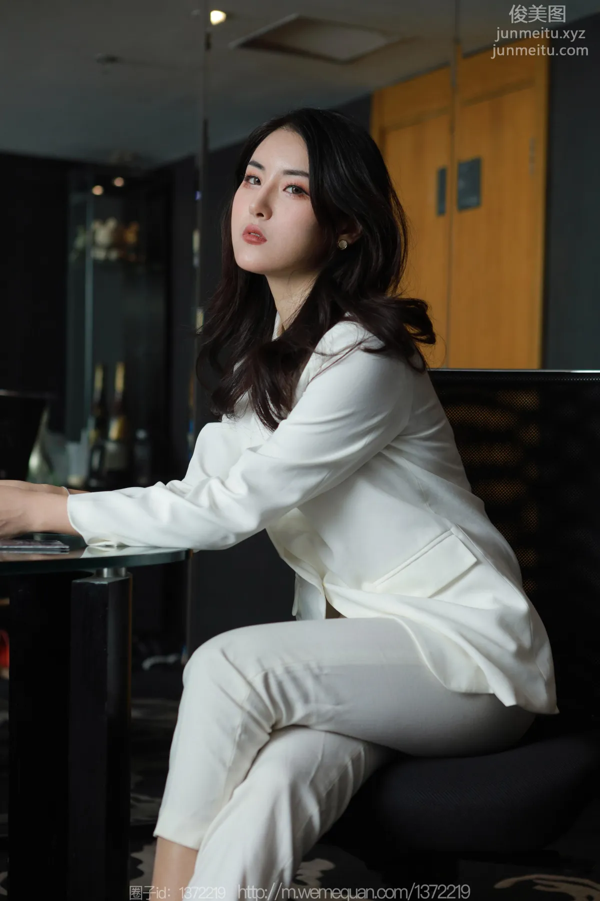 [IESS] 2023.02.27 Silk Enjoyer 1374 Xiao Bao, White Pants Stockings [86P] photo 60