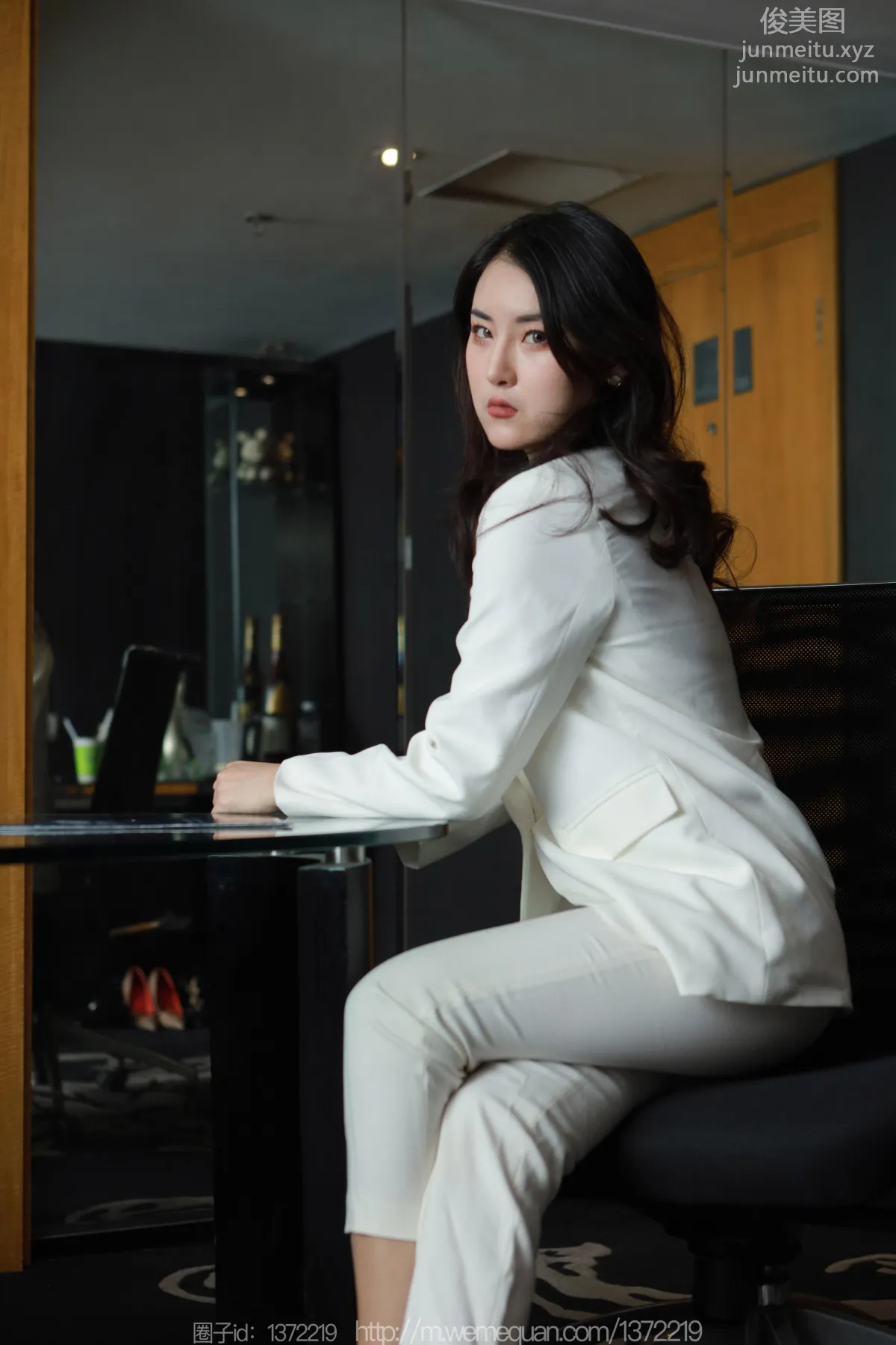 [IESS] 2023.02.27 Silk Enjoyer 1374 Xiao Bao, White Pants Stockings [86P] photo 63