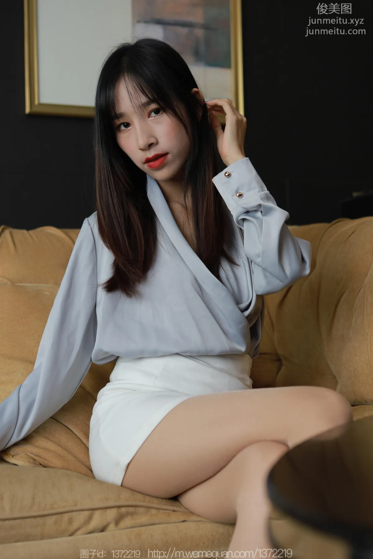 [IESS] 2023.02.29 Silk Enjoyer 1376 Mei Zi, Tipsy Sofa [94P] photo 2