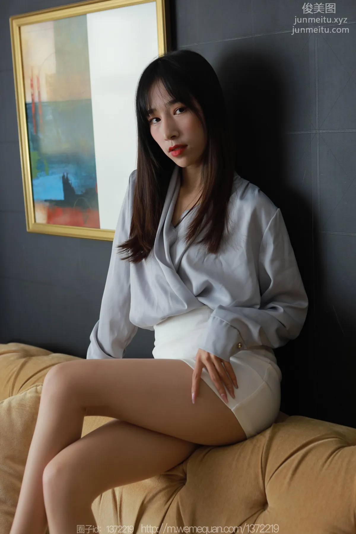 [IESS] 2023.02.29 Silk Enjoyer 1376 Mei Zi, Tipsy Sofa [94P] photo 55
